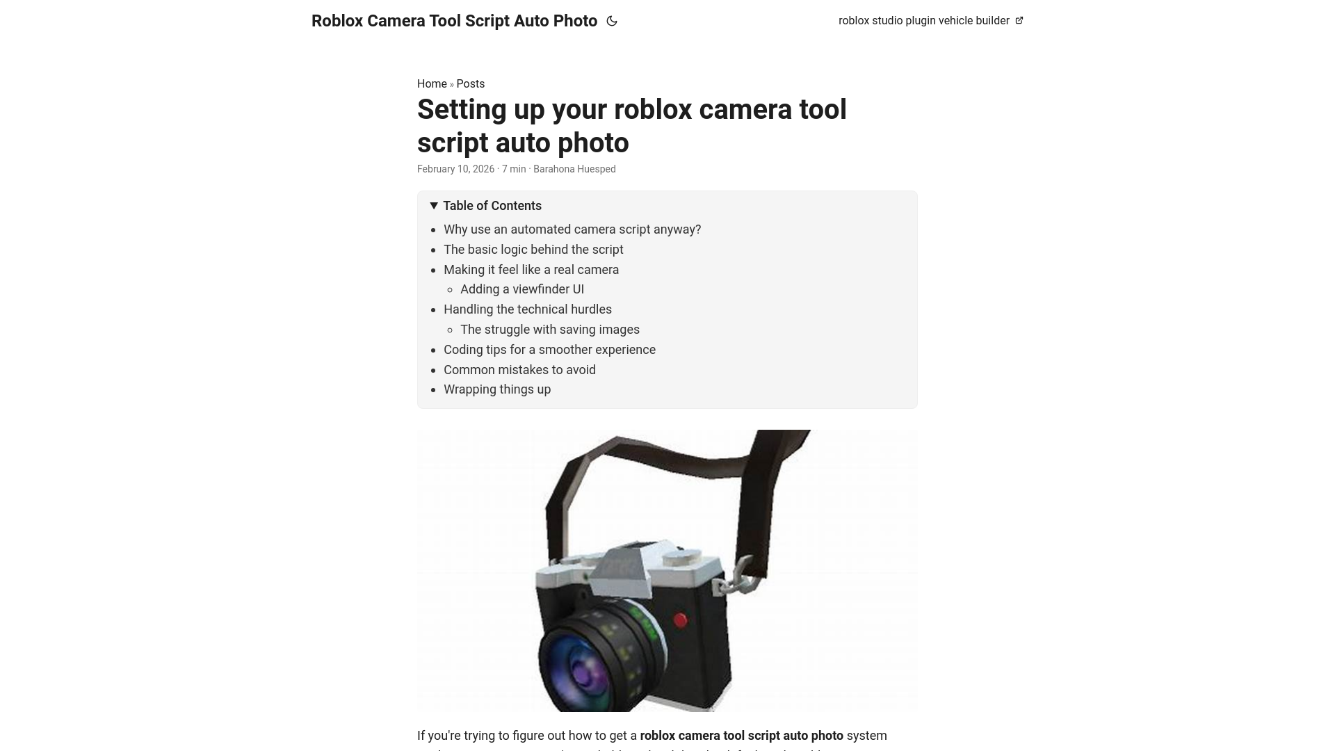 website screenshot of https://roblox-camera-tool-script-auto-photo.pages.dev/