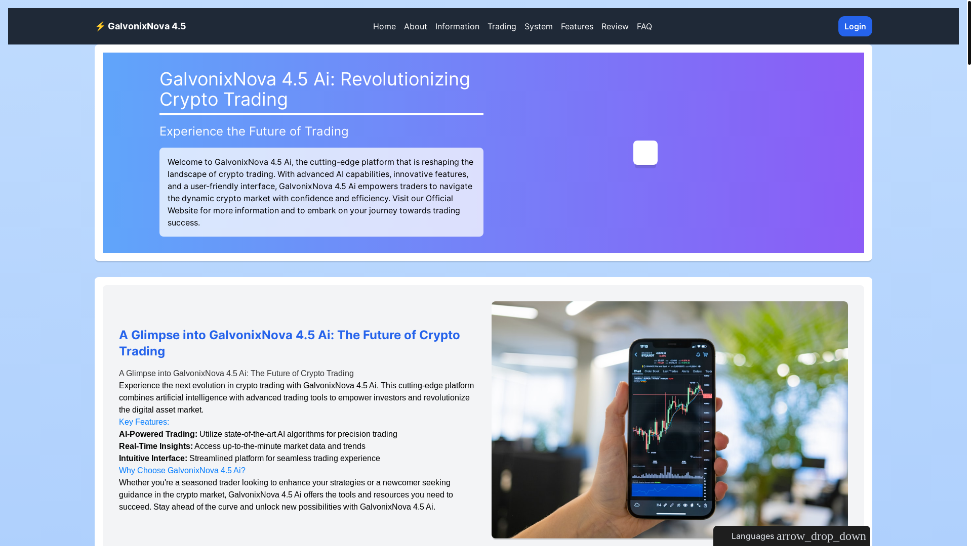 website screenshot of https://galvonixnova-4-5-ai.cfd/
