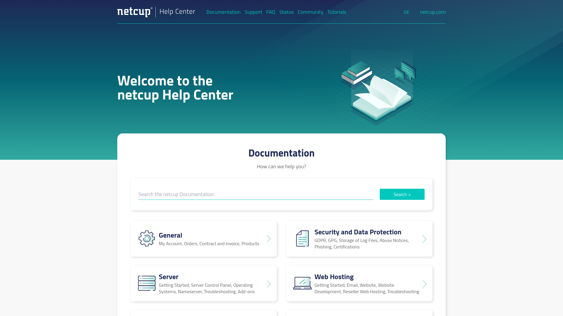 website screenshot of https://www.netcup-wiki.de/wiki/DNS_API