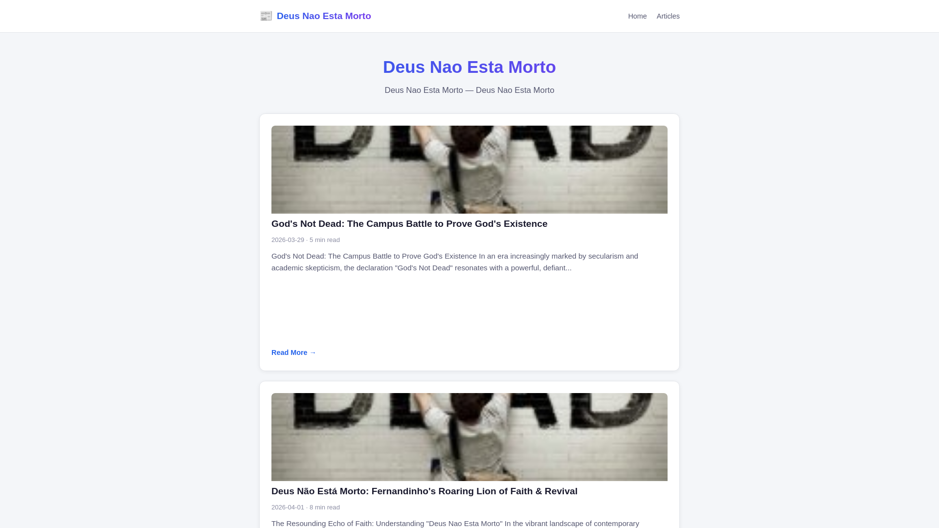 website screenshot of https://deus-nao-esta-morto.pages.dev/