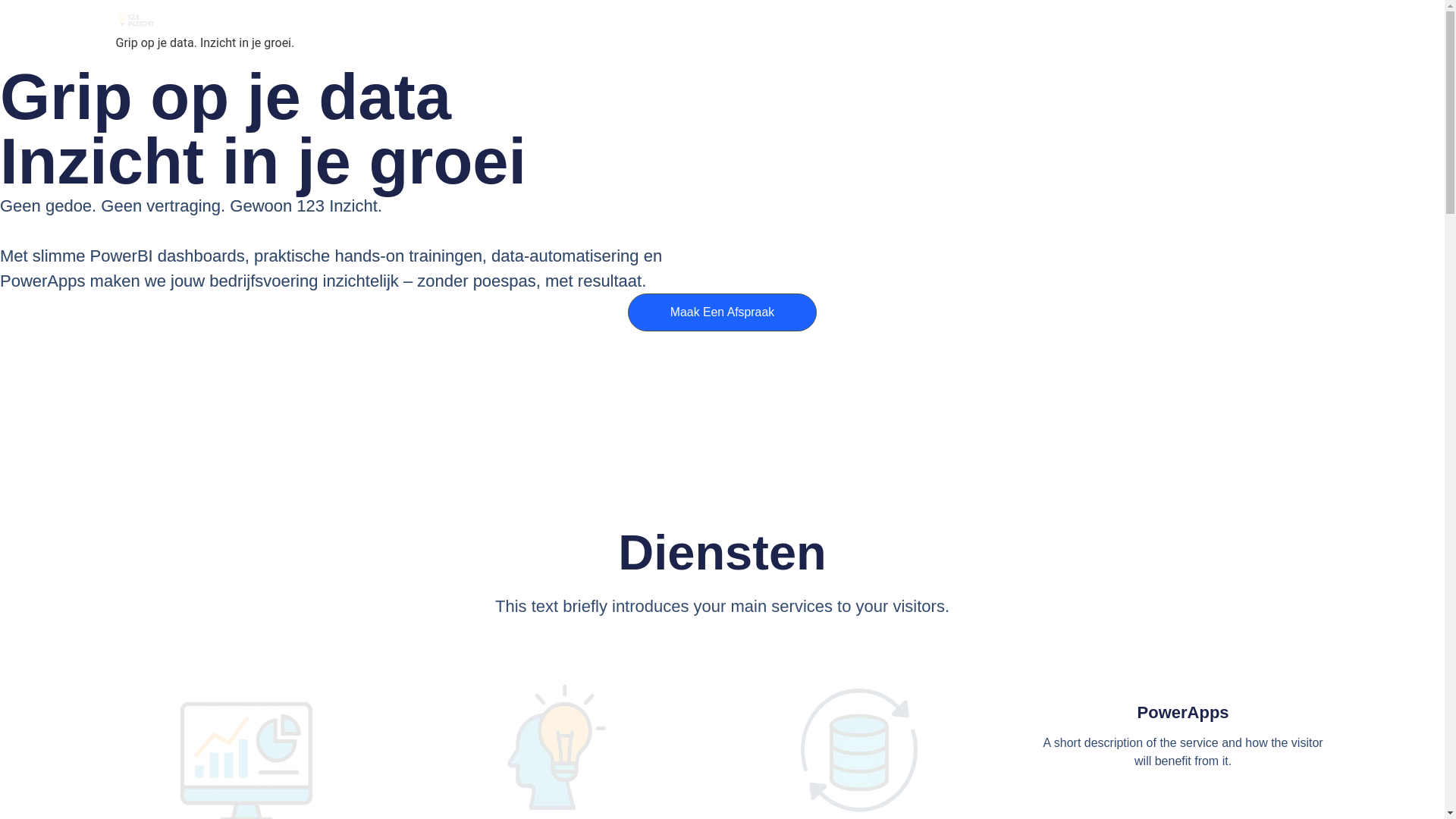 website screenshot of https://123-inzicht.nl/