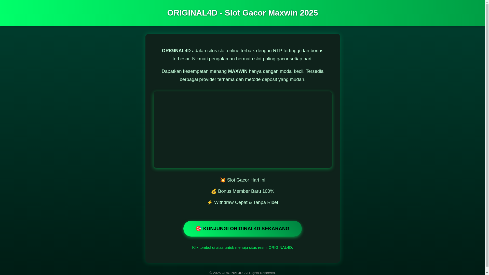 website screenshot of https://agamoriginal4d.pages.dev/
