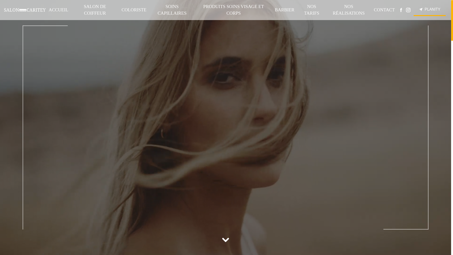 website screenshot of https://salon-caritey-17.fr/
