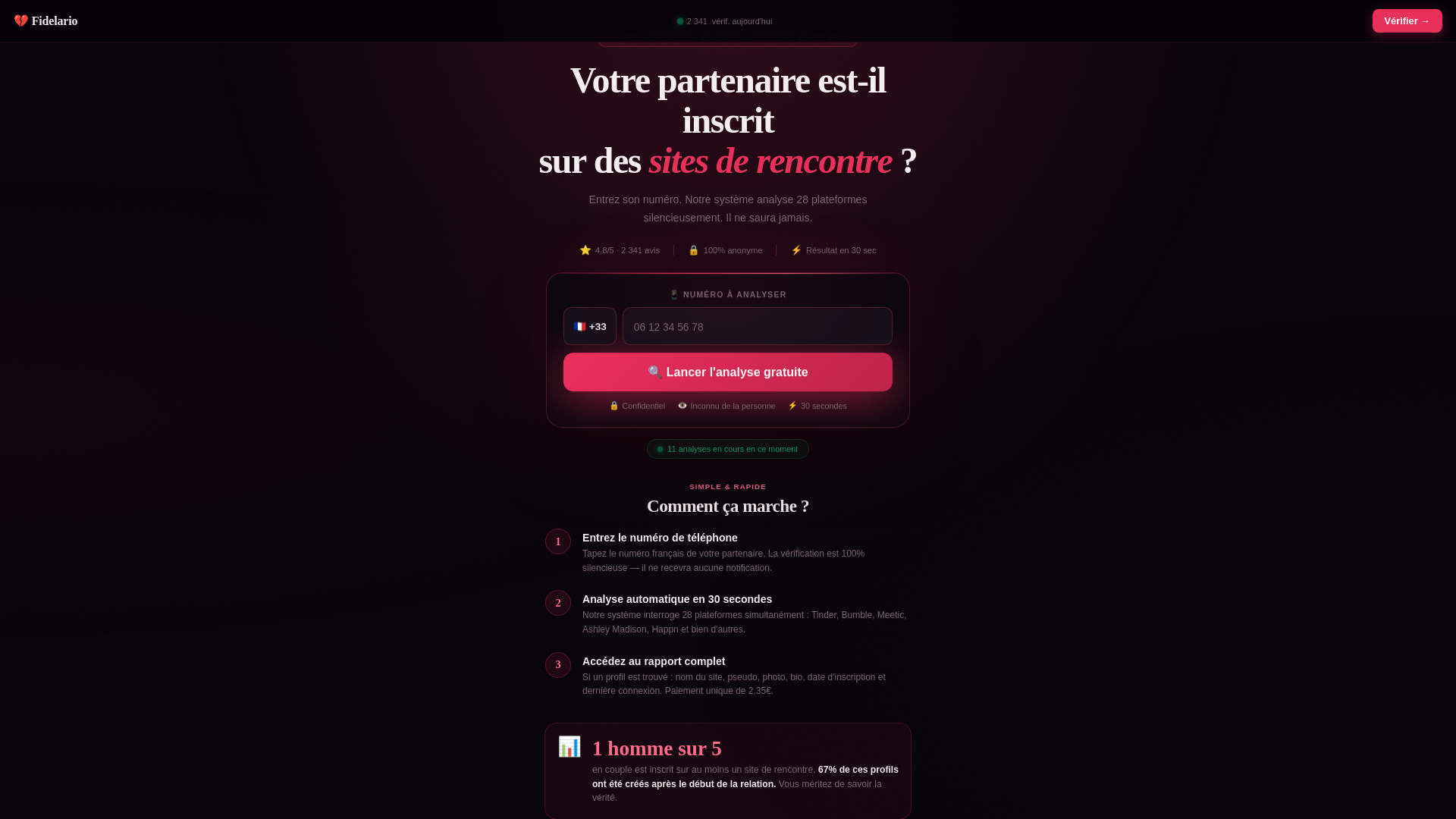 website screenshot of https://fidelario.com/