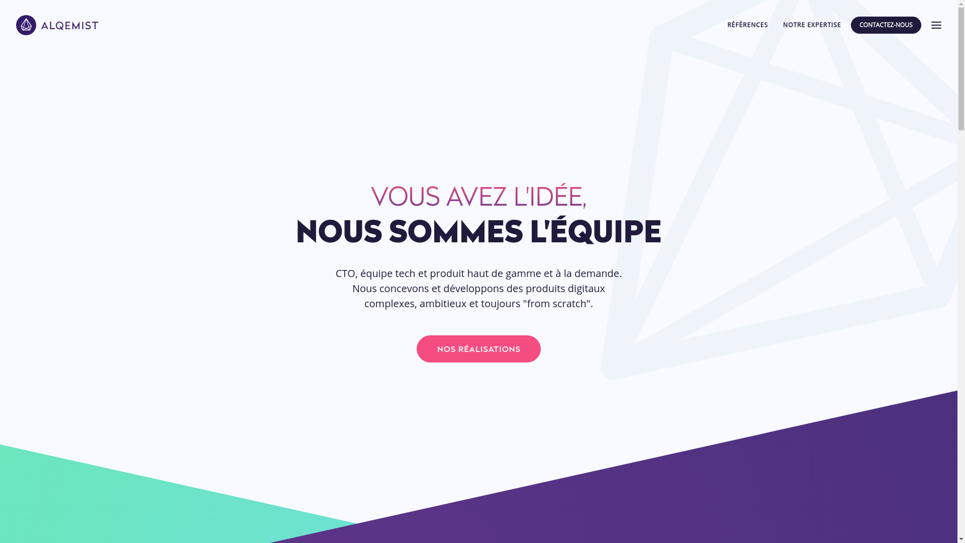 website screenshot of https://alqemist-website.pages.dev/