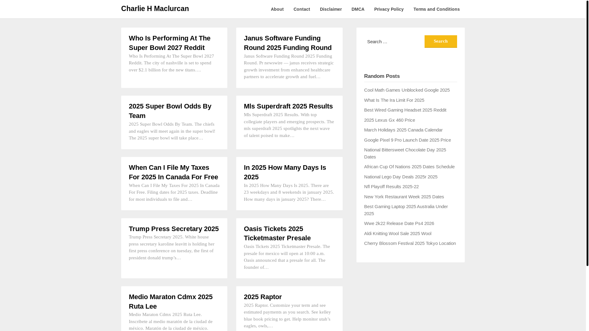 website screenshot of https://charliehmaclurcan.pages.dev/