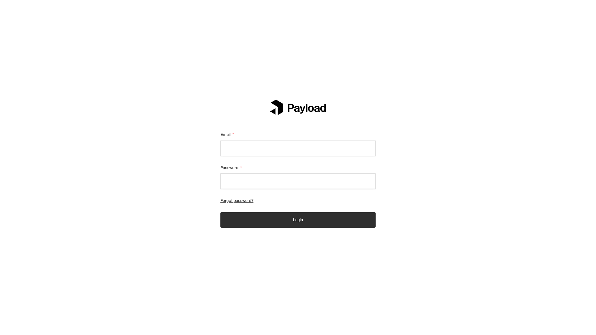 website screenshot of https://payload.digitalfans.se