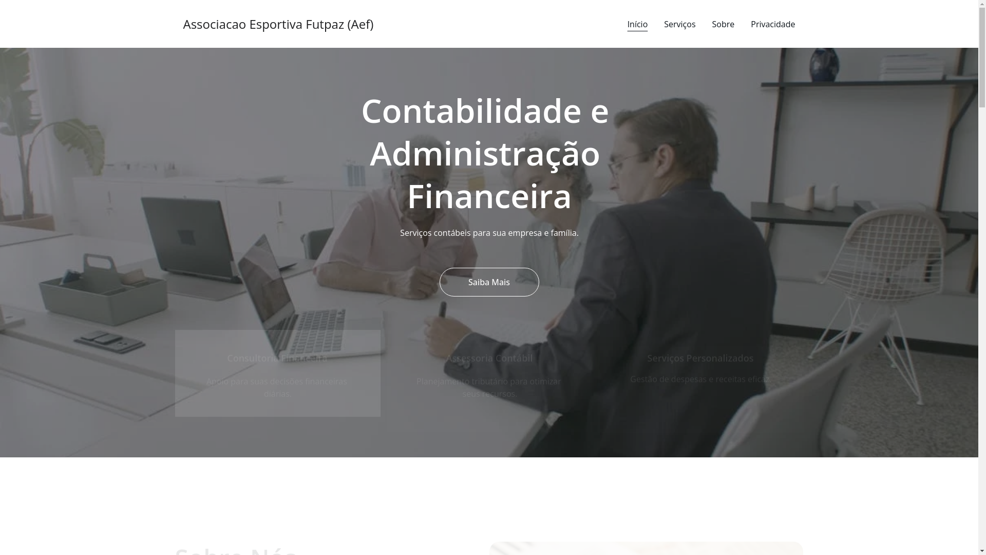 website screenshot of https://associacaoesportivafutpazaef.shop/