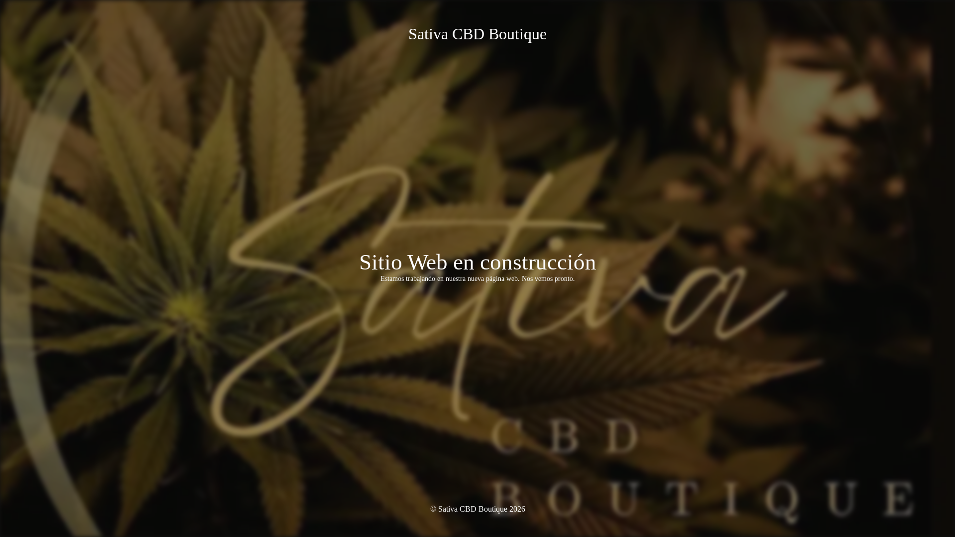website screenshot of https://sativacbdboutique.com/