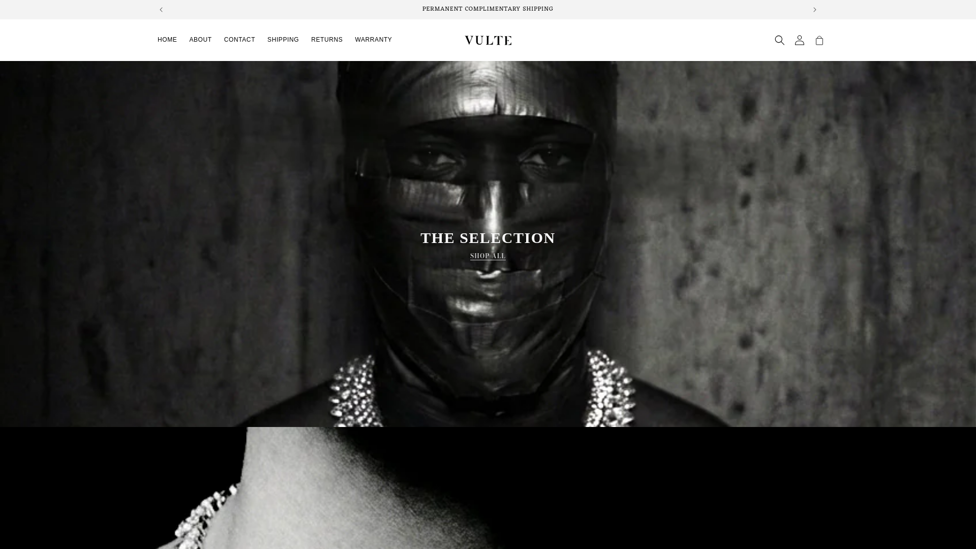 website screenshot of https://vulte.com.au