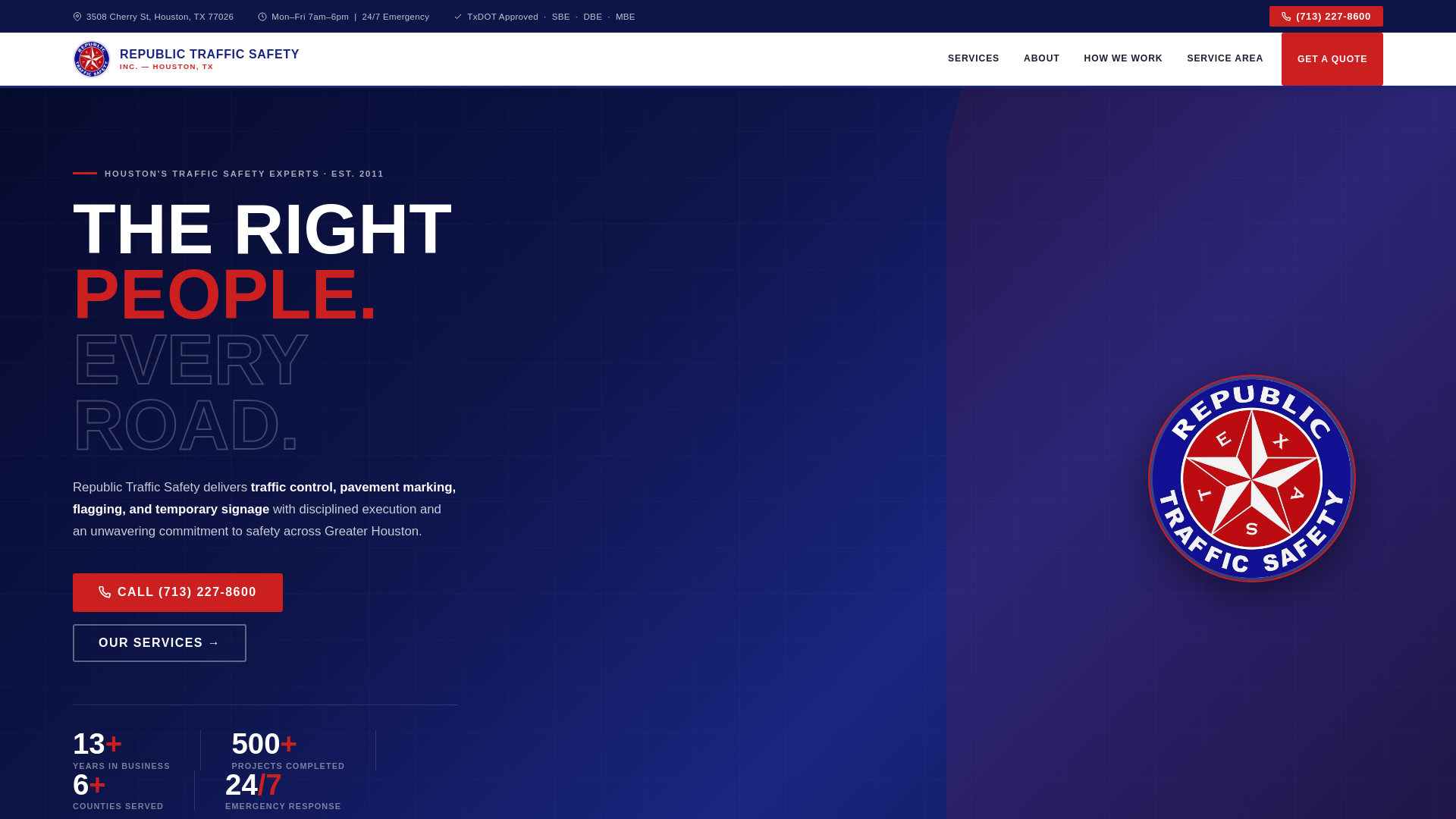 website screenshot of https://republic-traffic-safety.pages.dev/