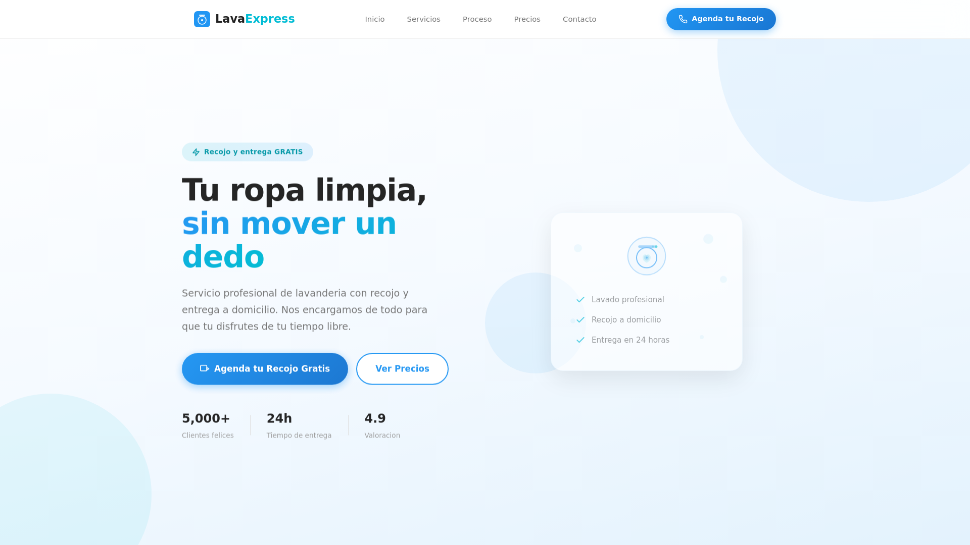 website screenshot of https://lavanderia-dfj.pages.dev/