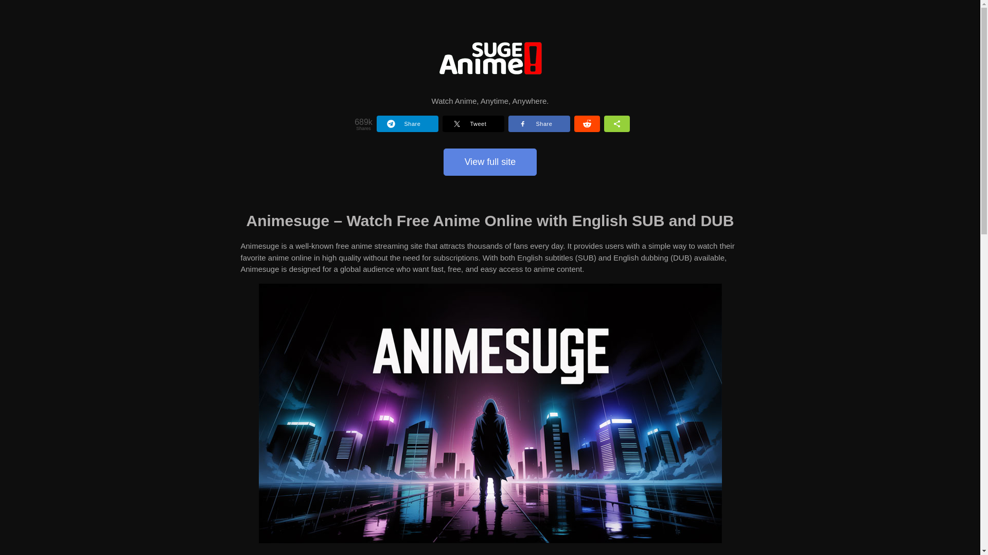 website screenshot of https://animesuges.life/