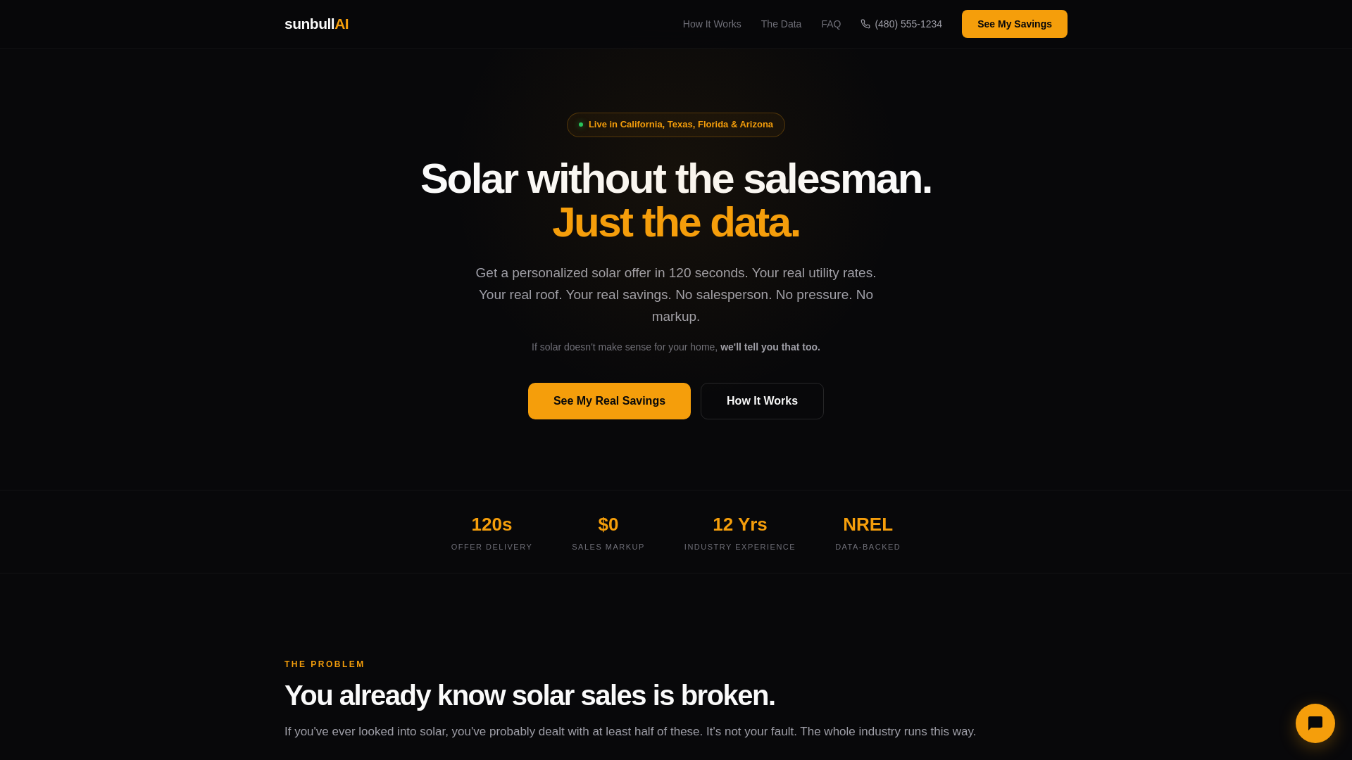 website screenshot of https://sunbull.ai/
