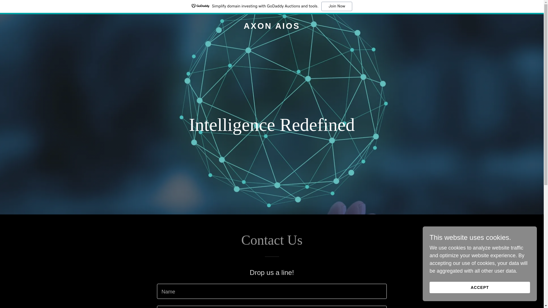 website screenshot of https://axonaios.com/