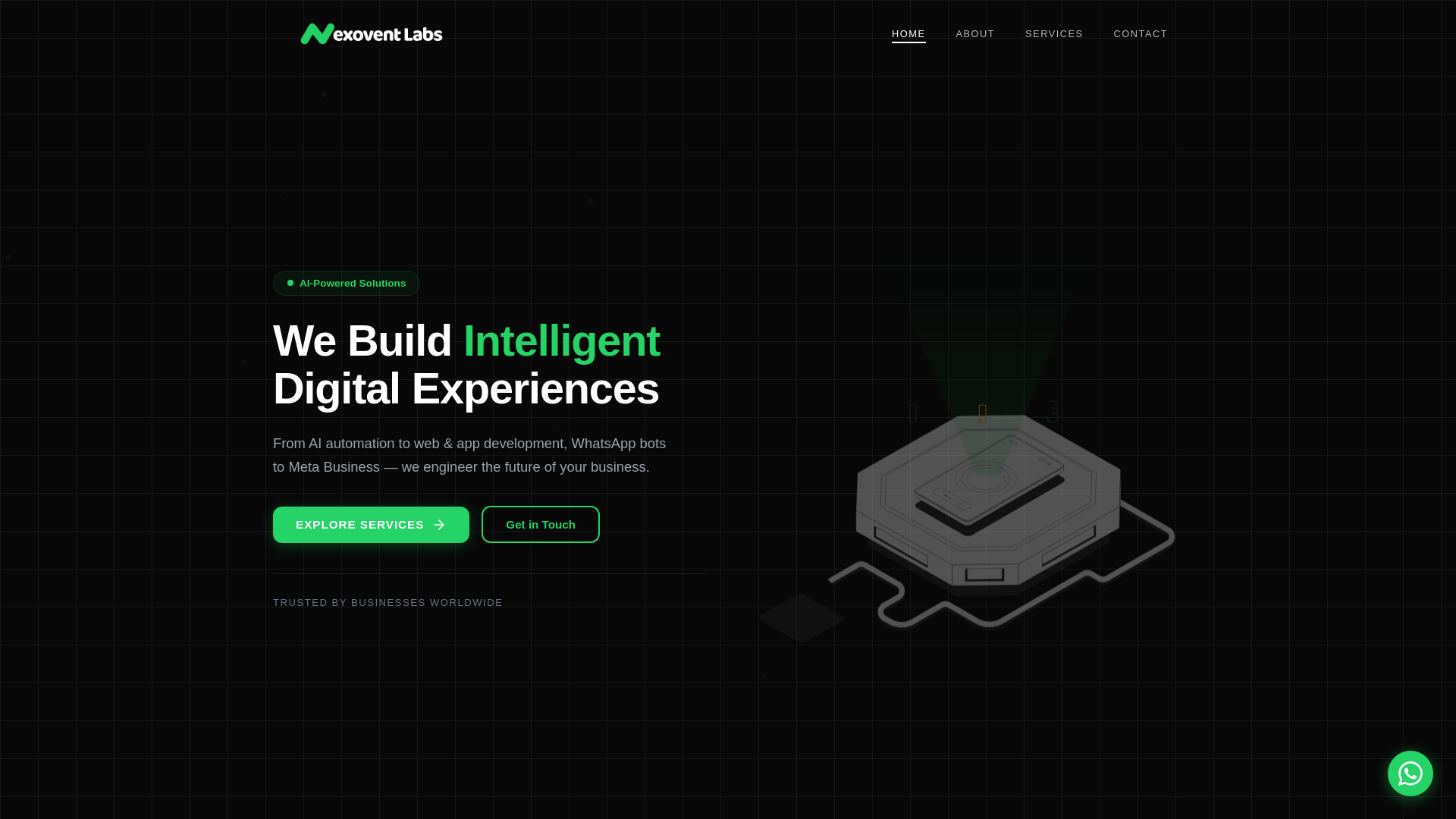 website screenshot of https://nexoventlabs.me/