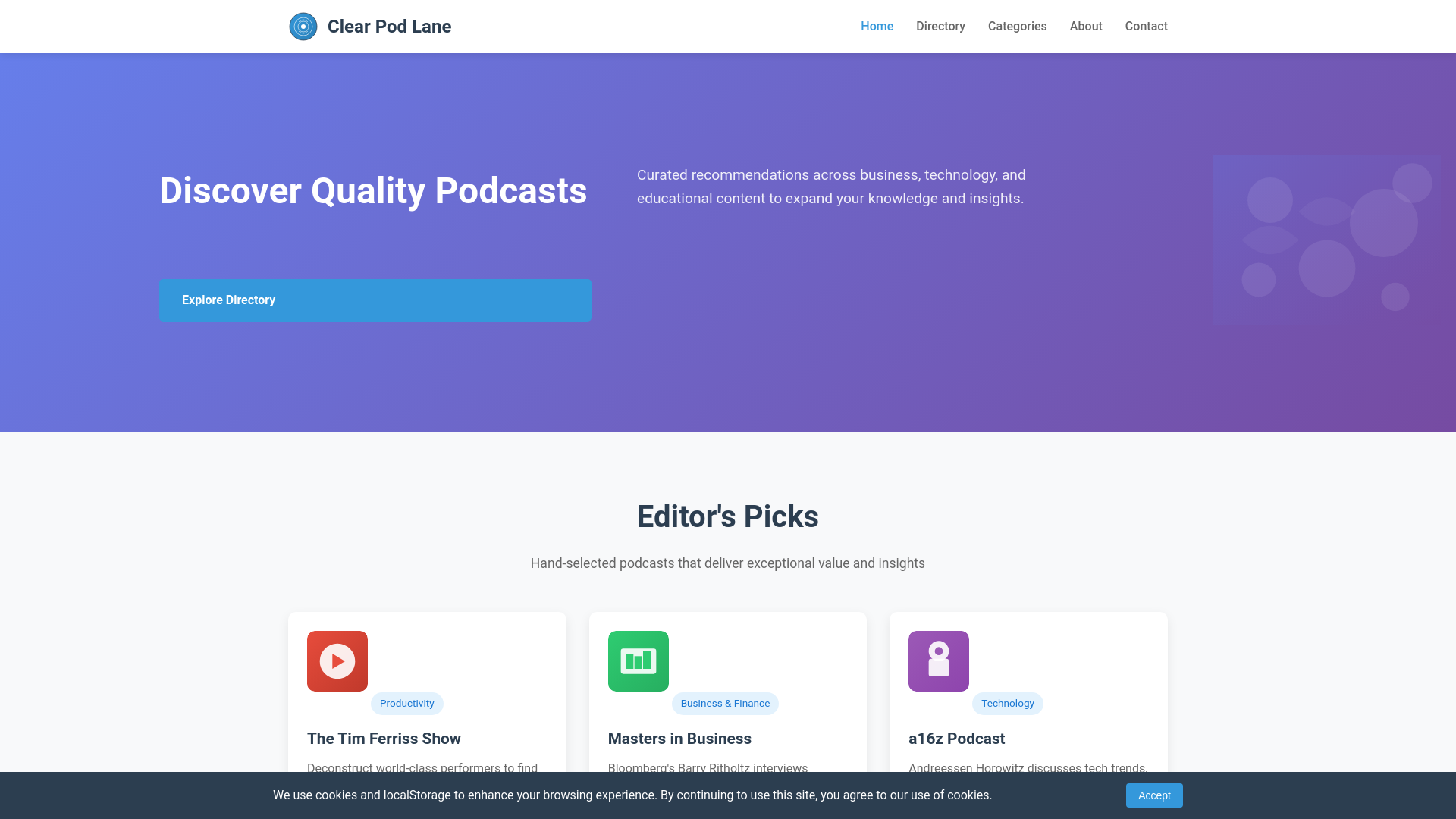 website screenshot of https://clearpodlane.shop/