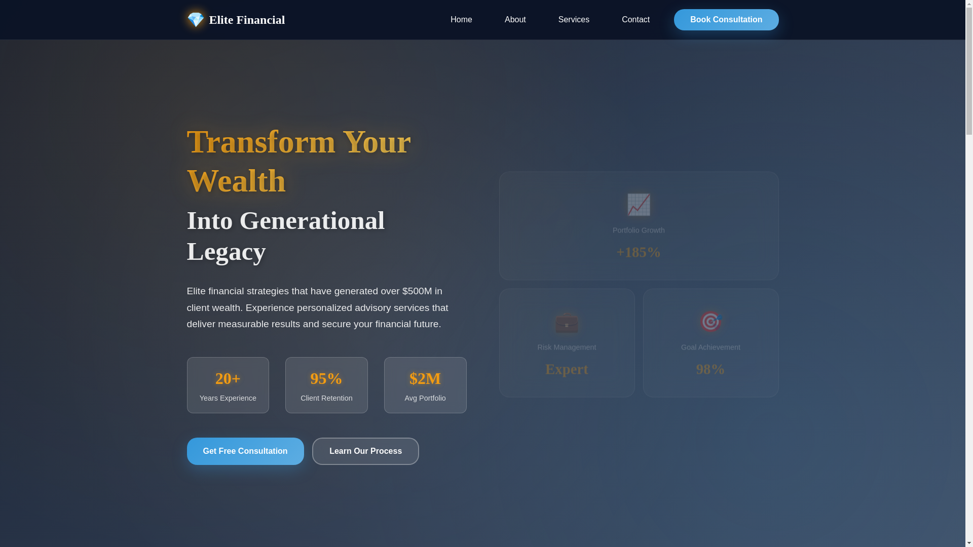 website screenshot of https://financial-consultant.pages.dev/