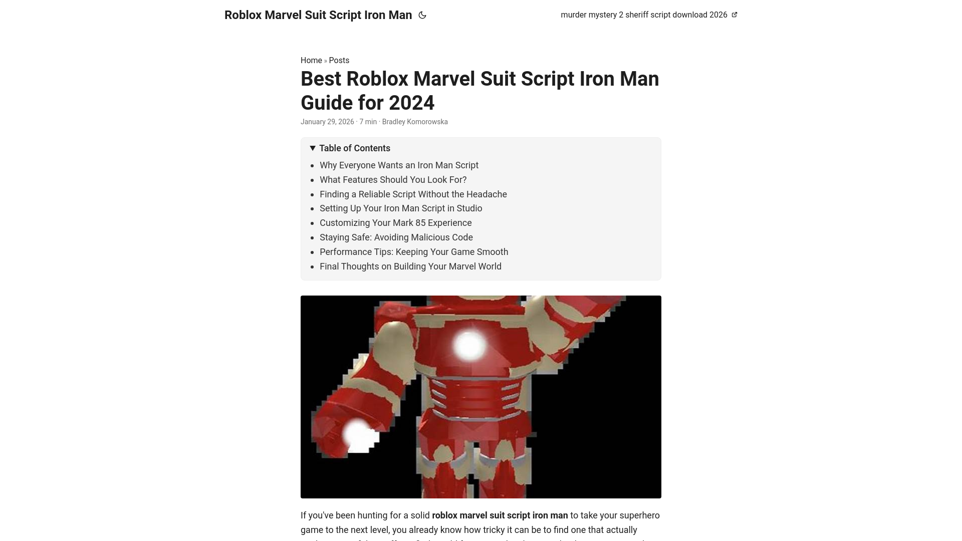 website screenshot of https://robloxmarvelsuitscriptironman.pages.dev/
