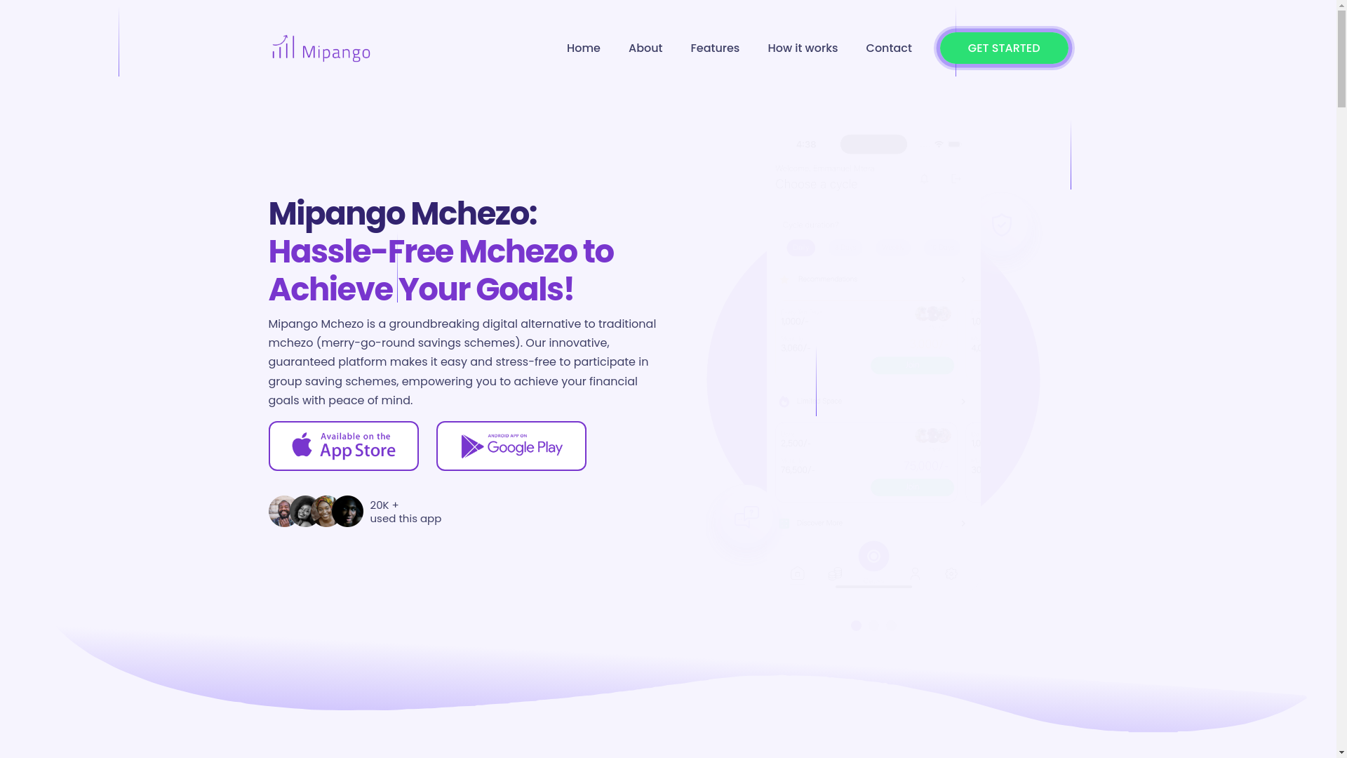website screenshot of https://mipango-web.pages.dev/