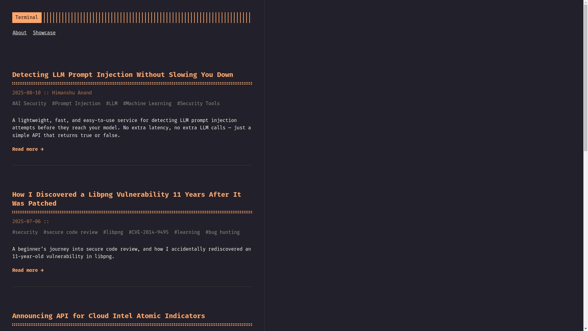 website screenshot of https://himanshu-home.pages.dev/