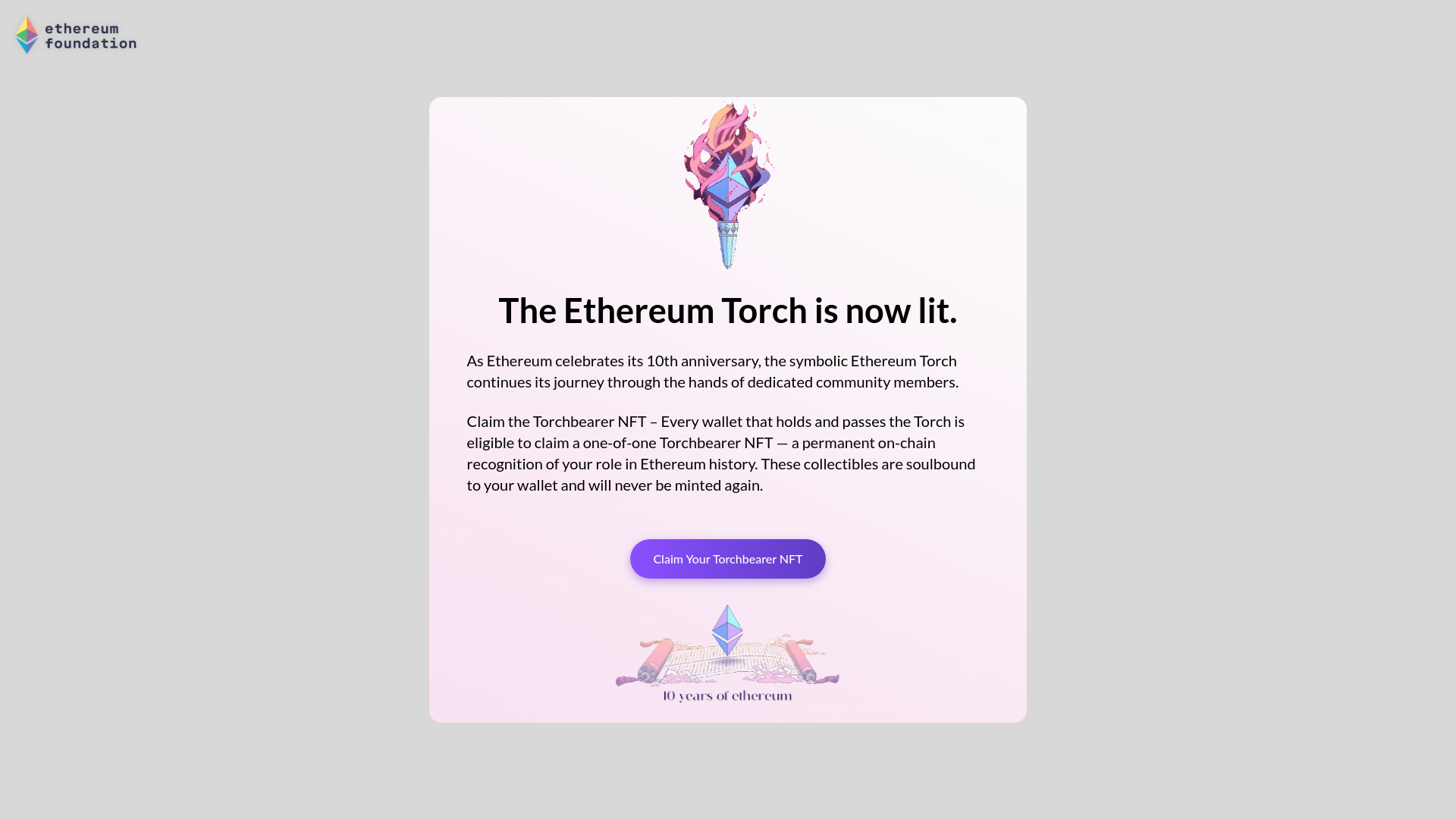 website screenshot of https://eth-fdn.com/