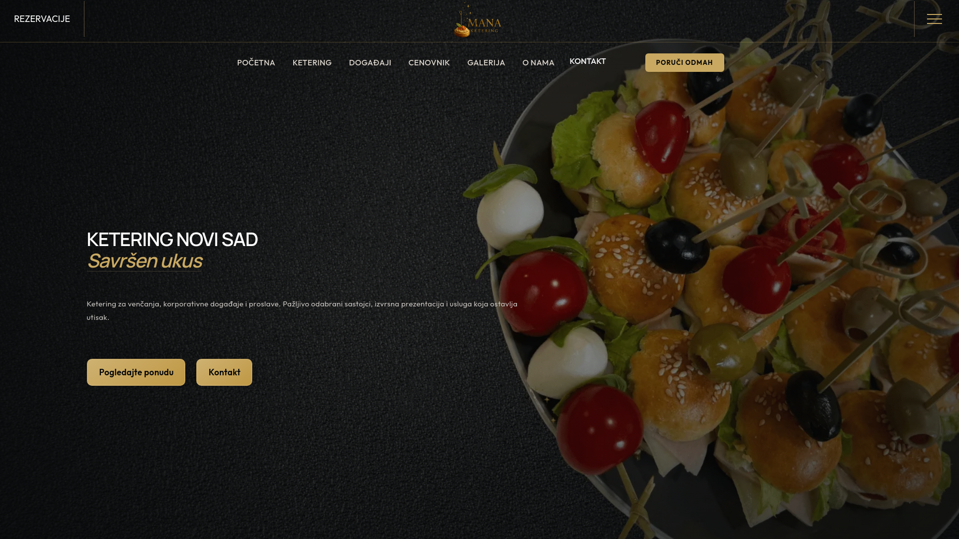 website screenshot of https://ketering-novi-sad.rs