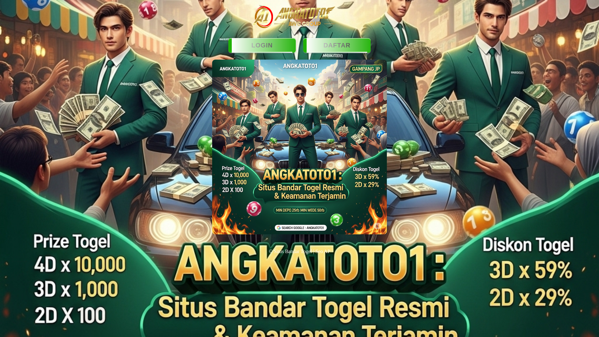 website screenshot of https://angkatoto1bul.pages.dev/