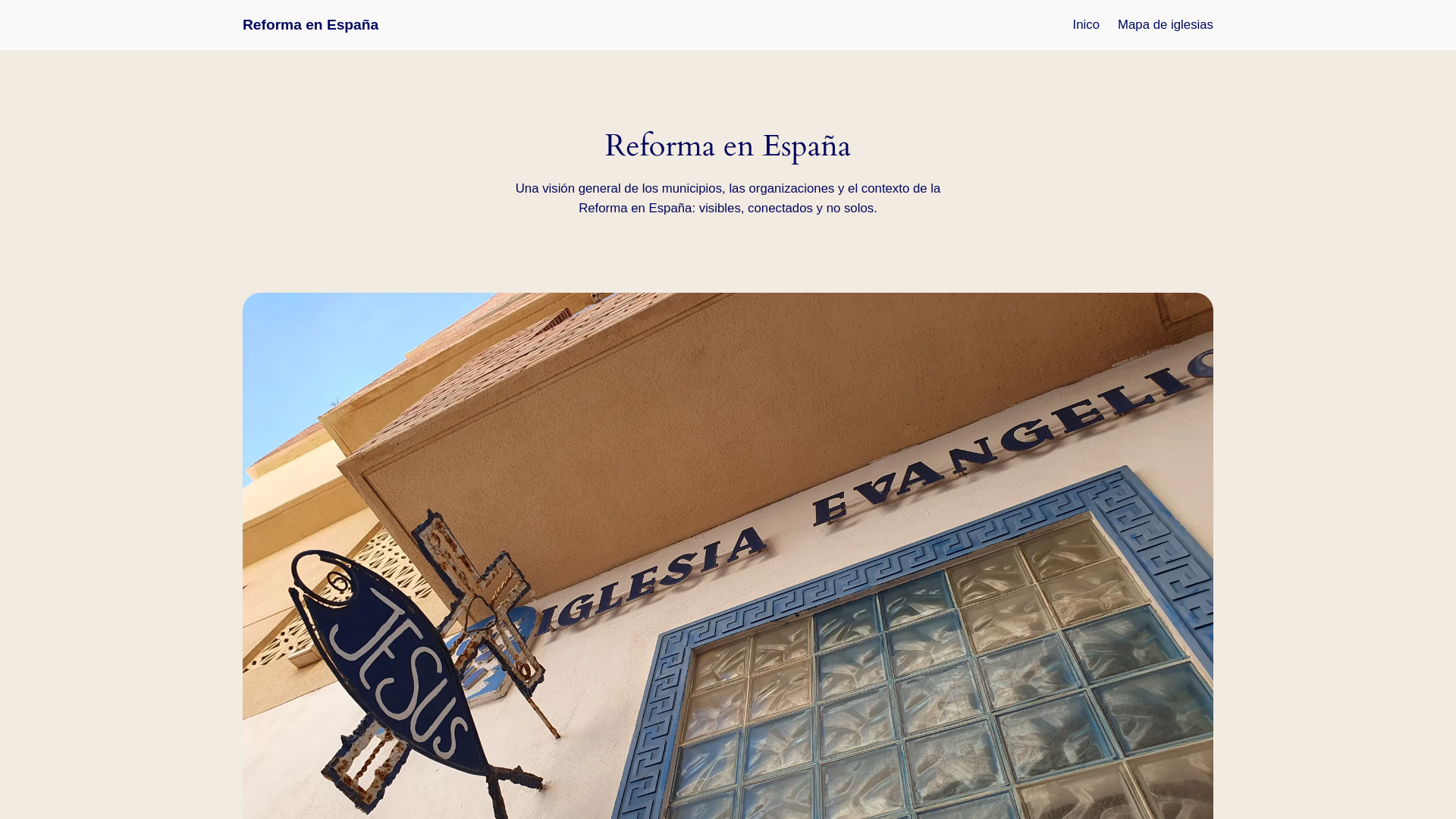 website screenshot of https://reformaenespana.info