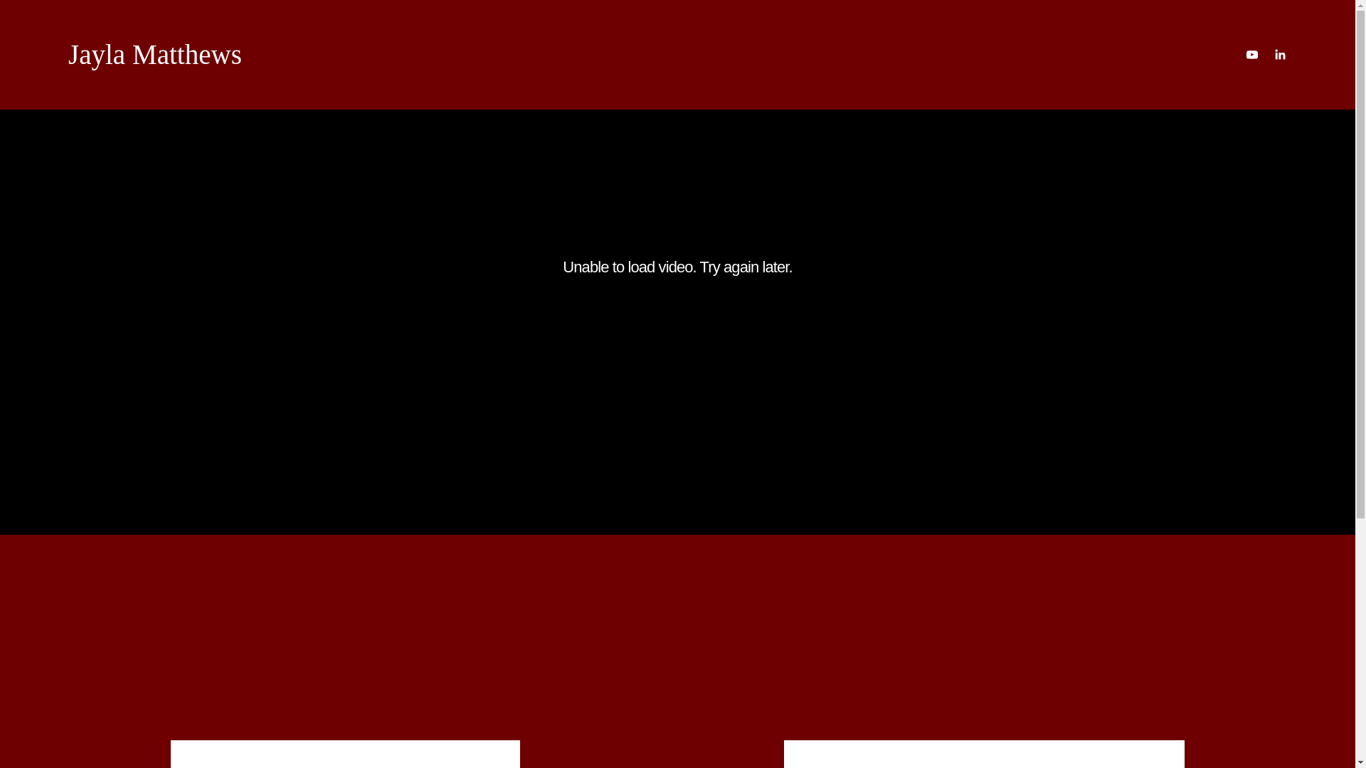 website screenshot of https://jaylamatthews.com/