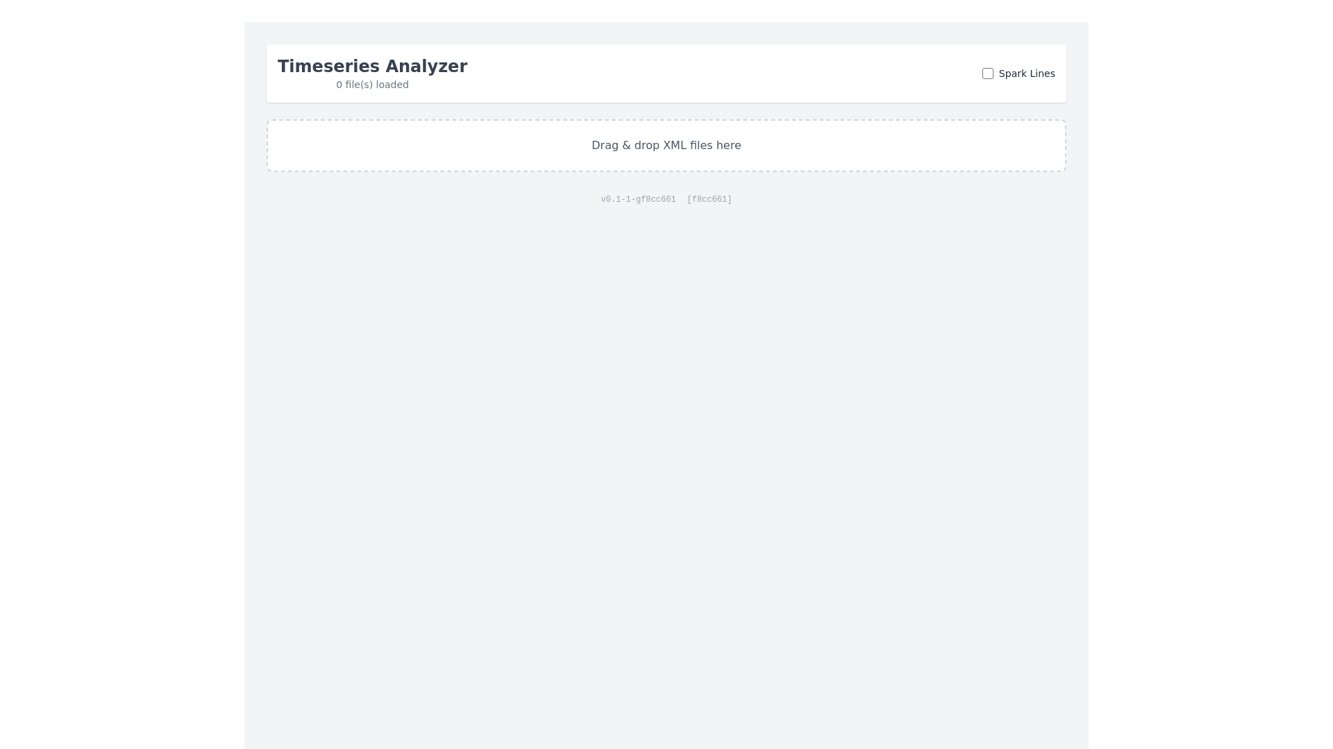 website screenshot of https://timeseries-react-app.pages.dev/