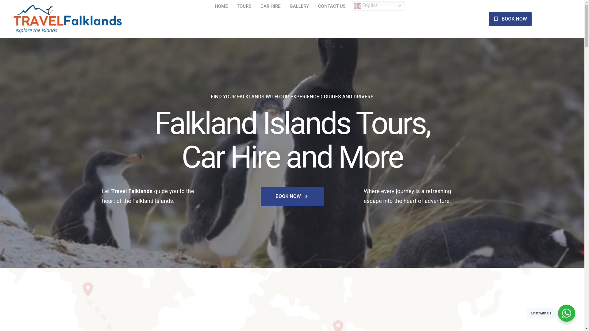 website screenshot of https://explorefalklands.com/