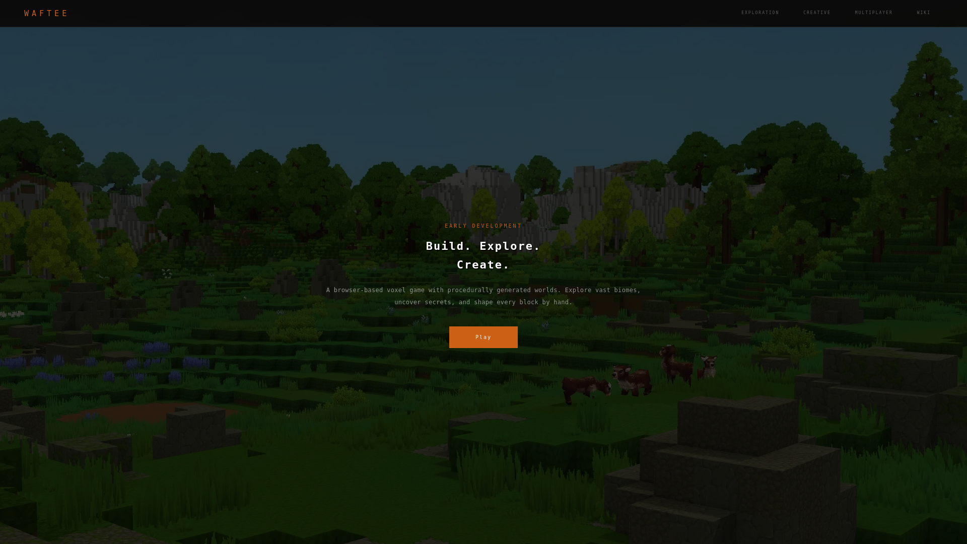 website screenshot of https://waftee-voxel.pages.dev/