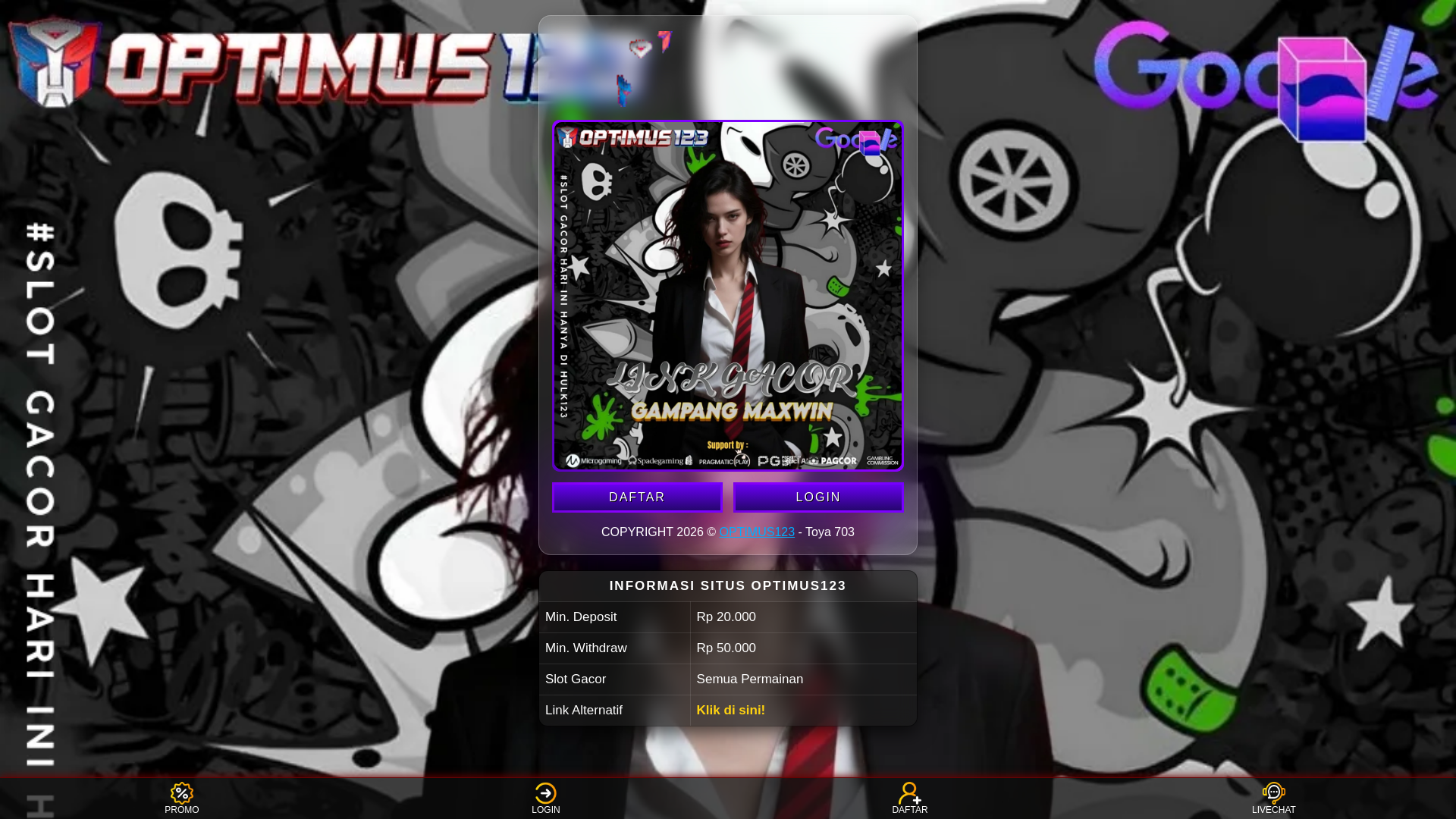 website screenshot of https://optimus123xdiffr.pages.dev/