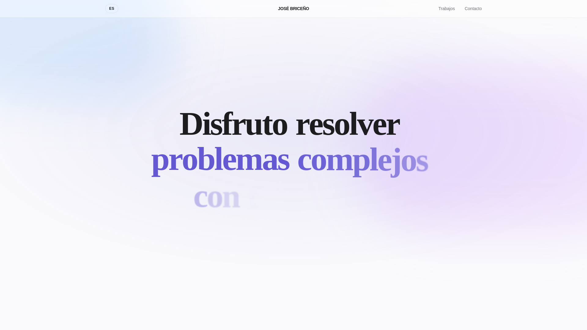 website screenshot of https://joseandres.cl