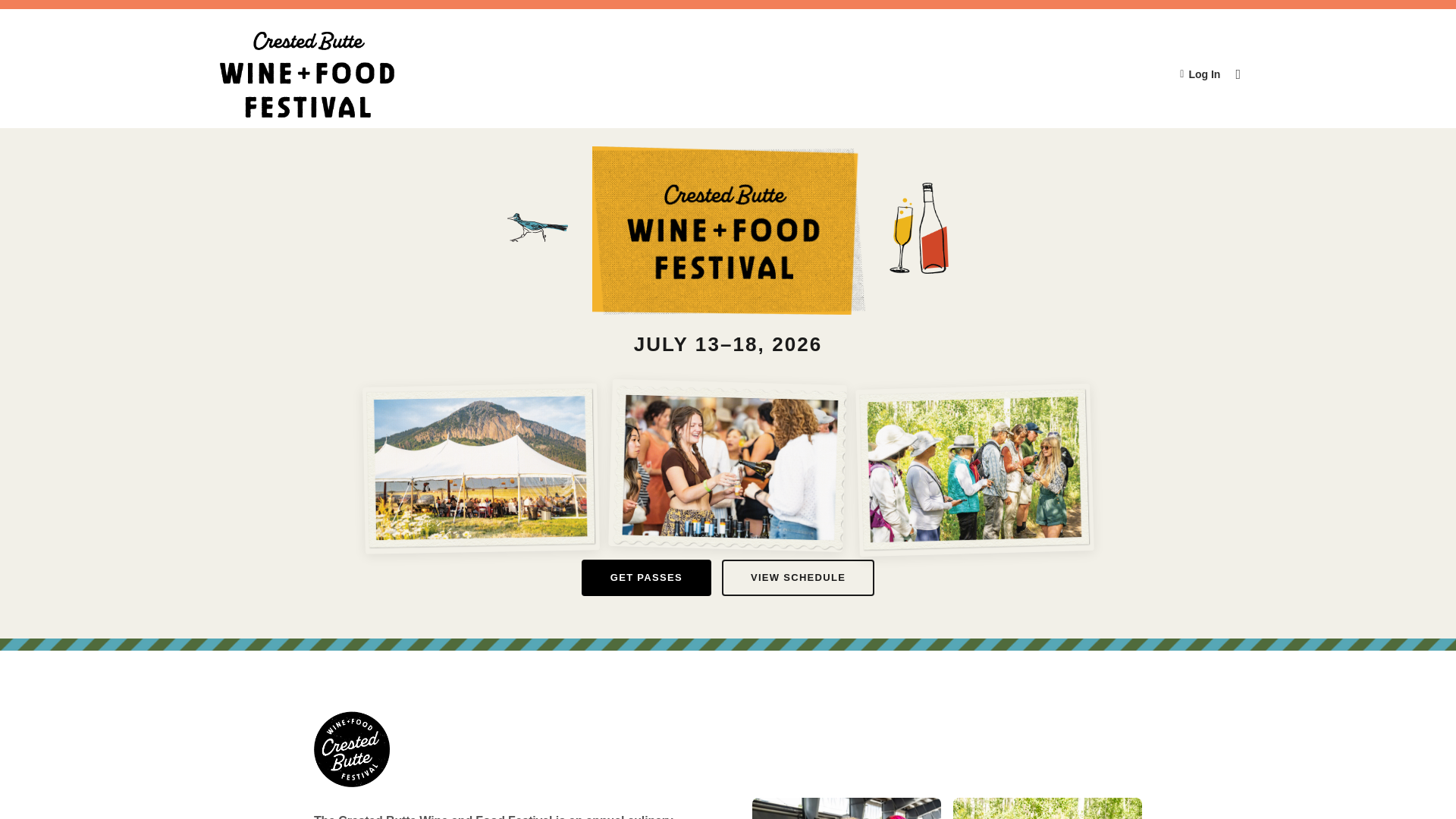 website screenshot of https://crestedbutte.wine/