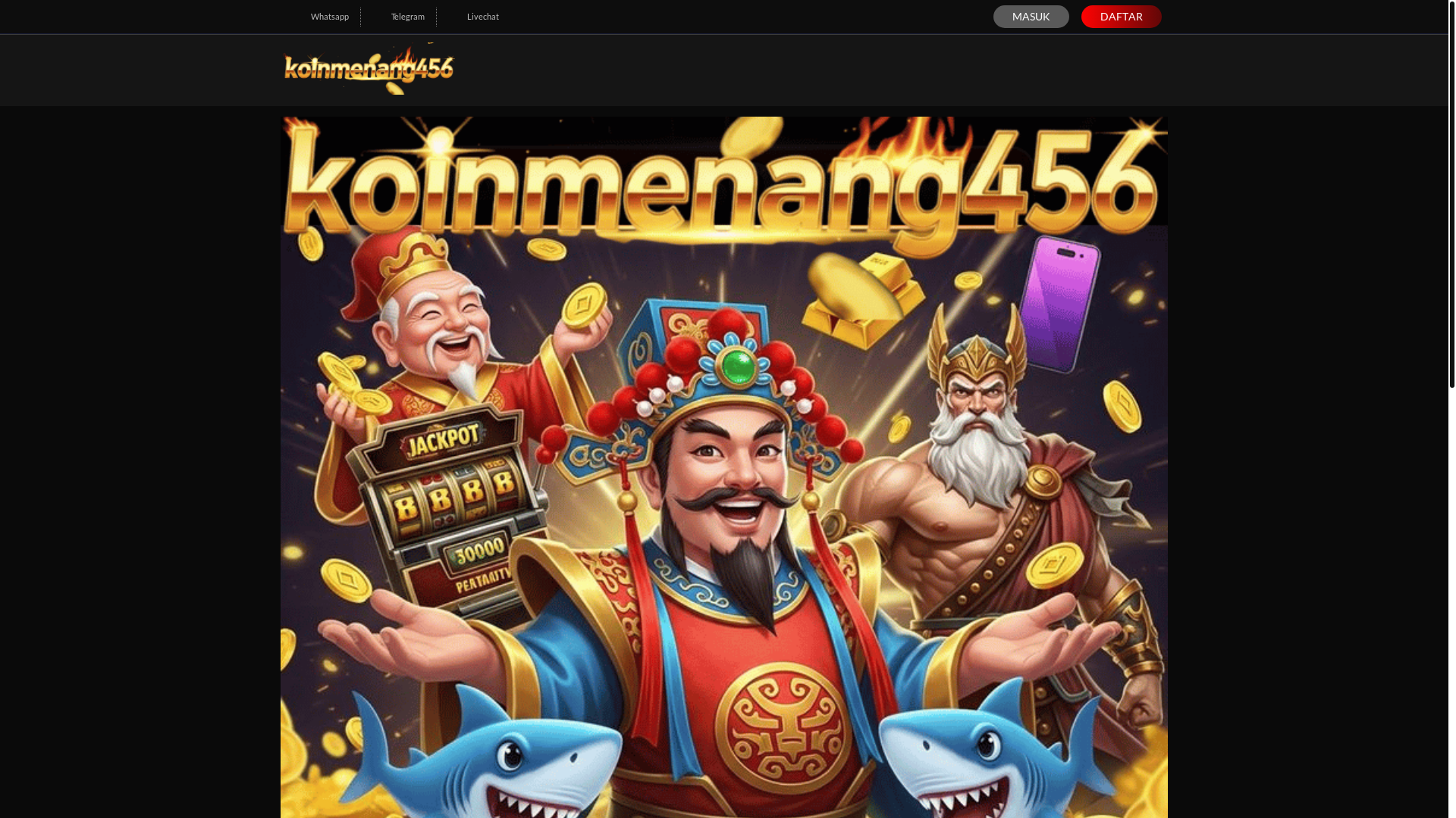 website screenshot of https://koinmenangelite456.pages.dev/