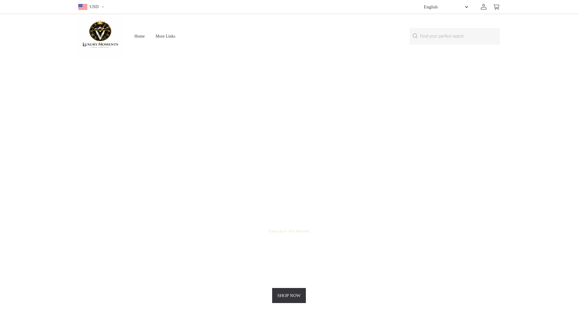 website screenshot of https://nabwatches.com/