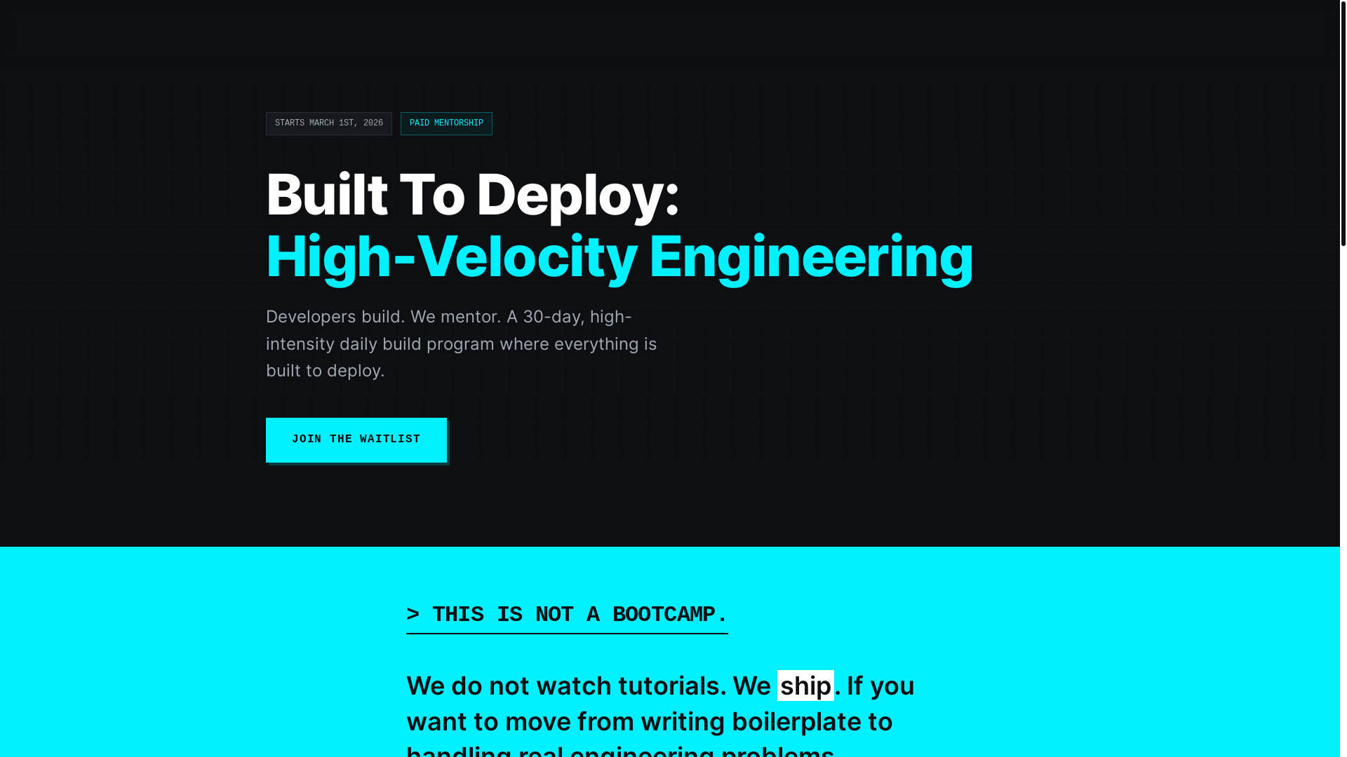 website screenshot of https://built-to-deploy.pages.dev/