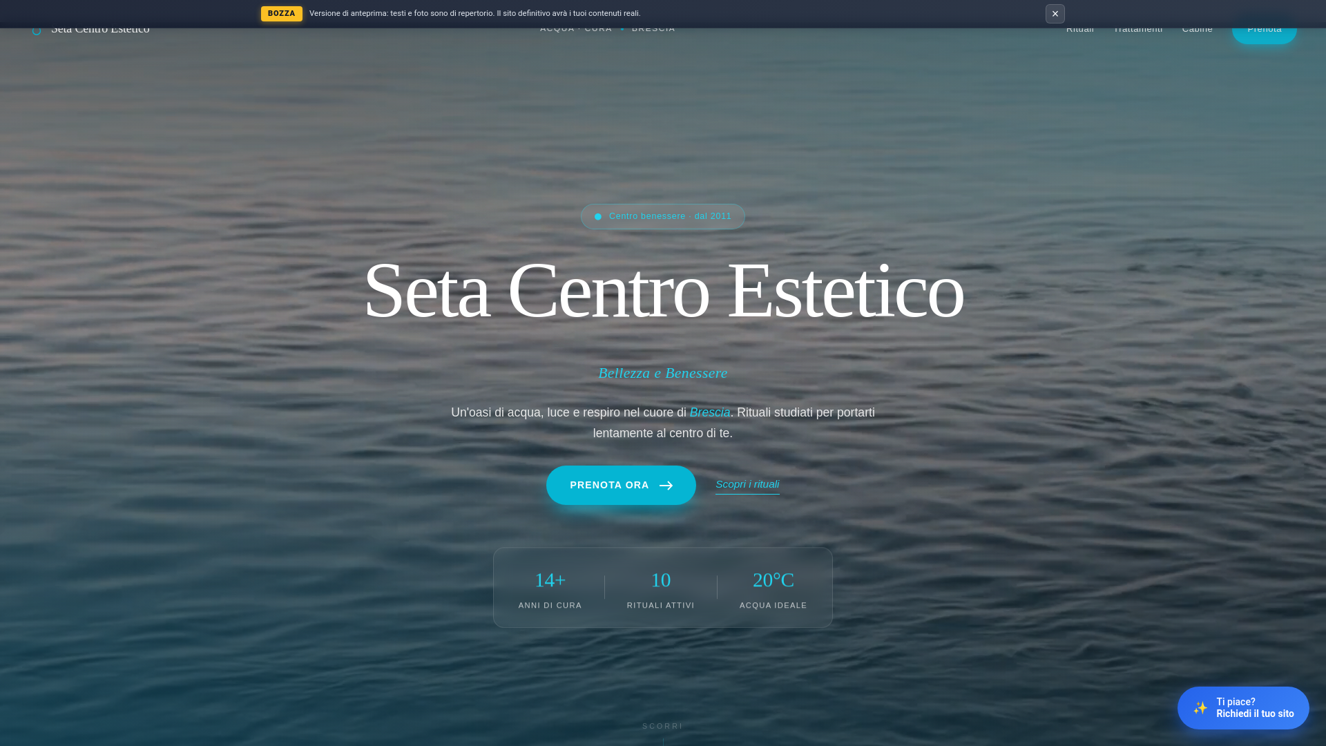 website screenshot of https://demo-seta-centro-estetico-brescia-fresco-18524.pages.dev/