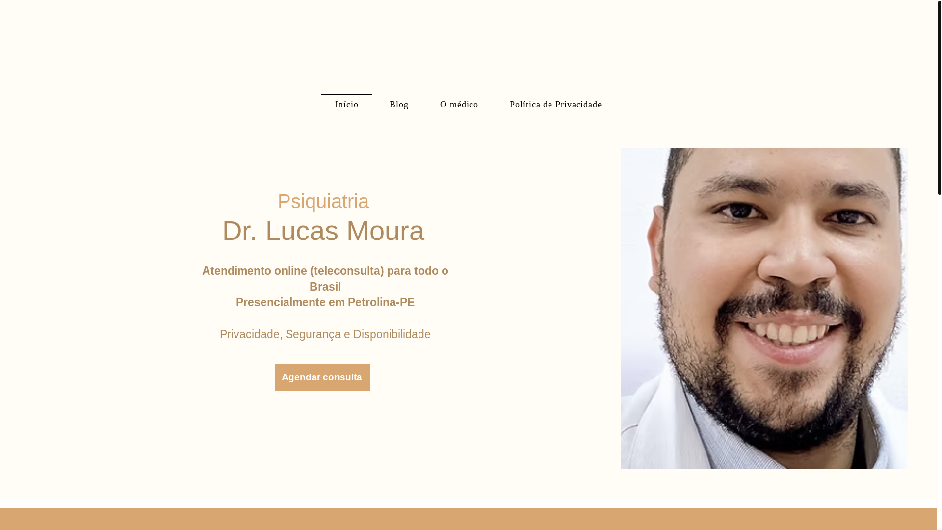 website screenshot of https://mourasaudemental.com/
