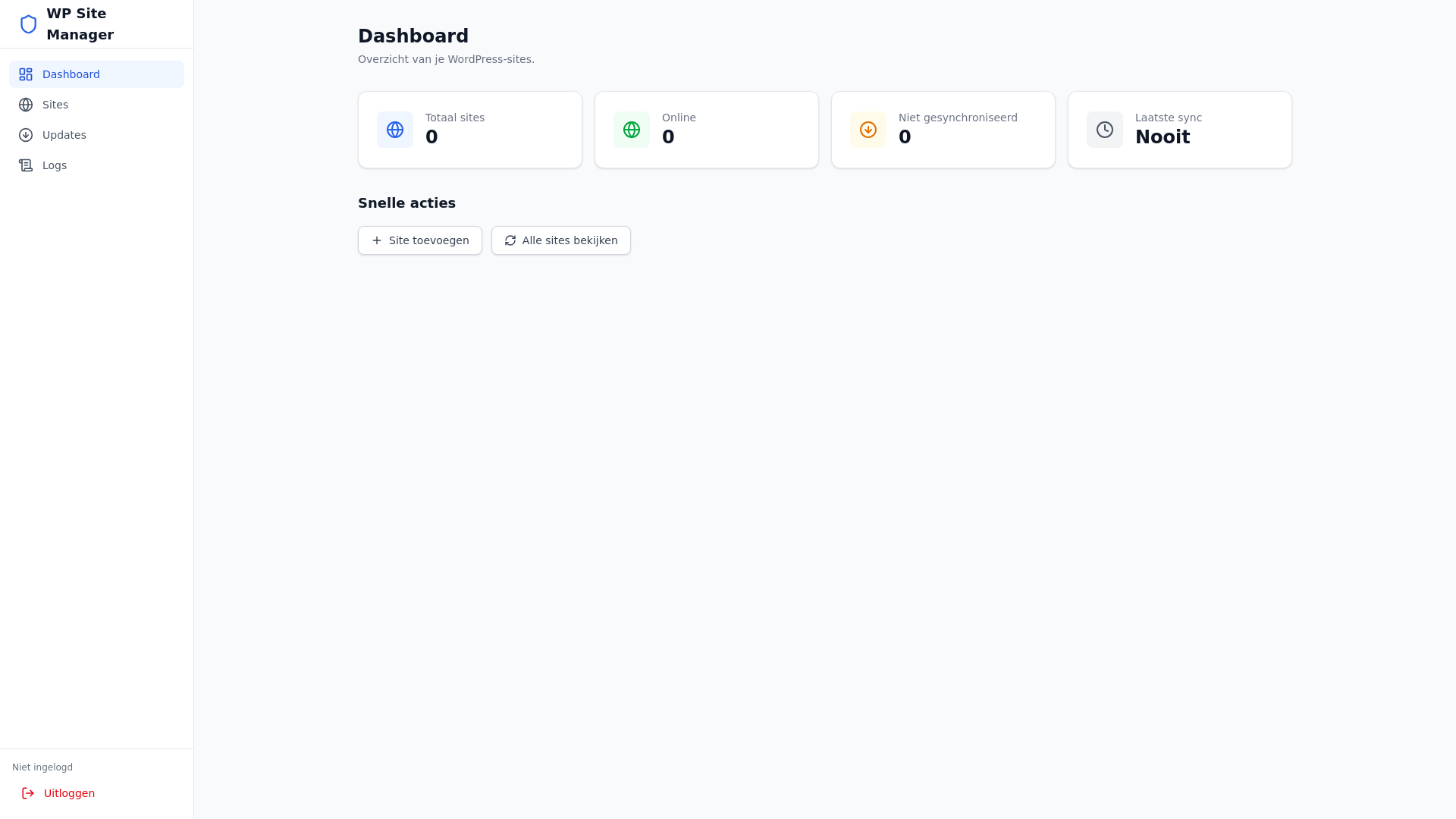 website screenshot of https://wp-site-manager.pages.dev/