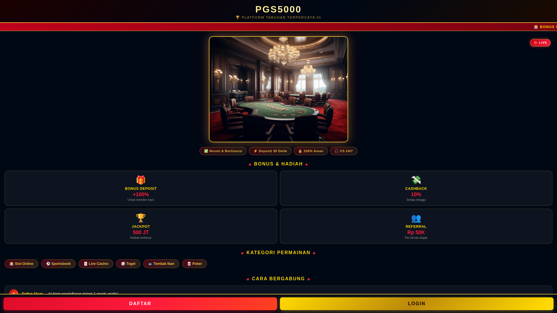 website screenshot of https://pgs5000-login.pages.dev/