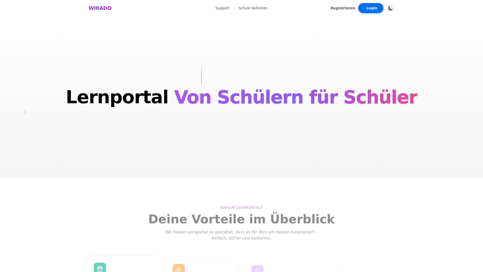 website screenshot of https://bertha-lernt.de/