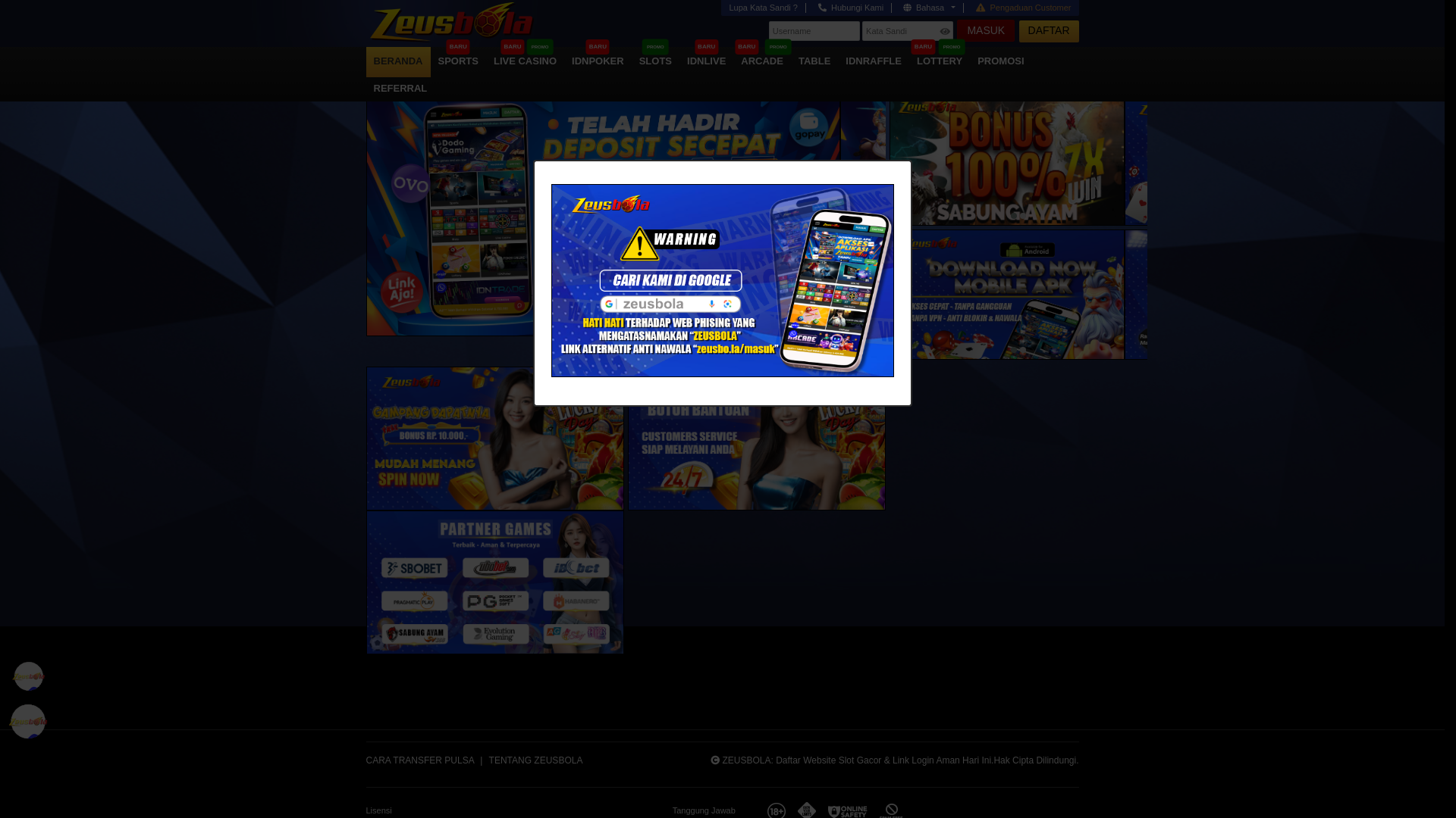website screenshot of https://zbgacorbana.shop/
