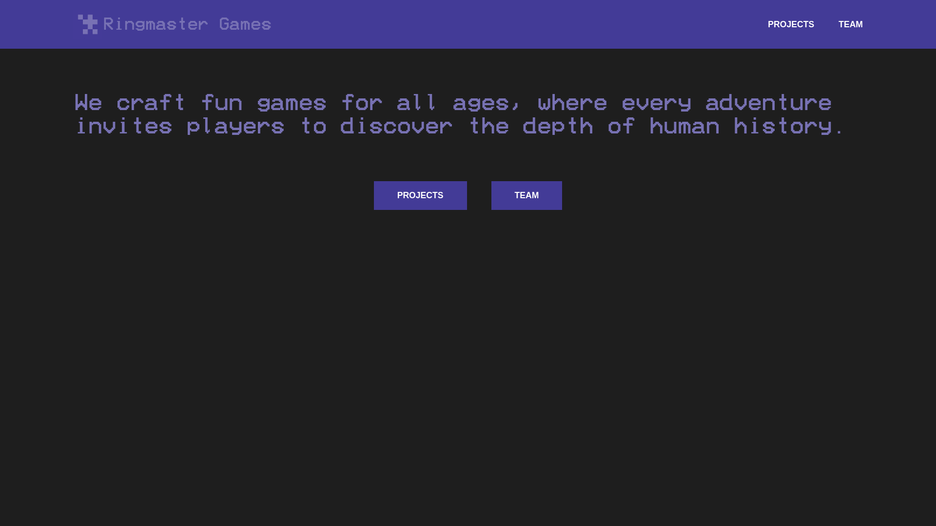 website screenshot of https://ringmaster-website.pages.dev/