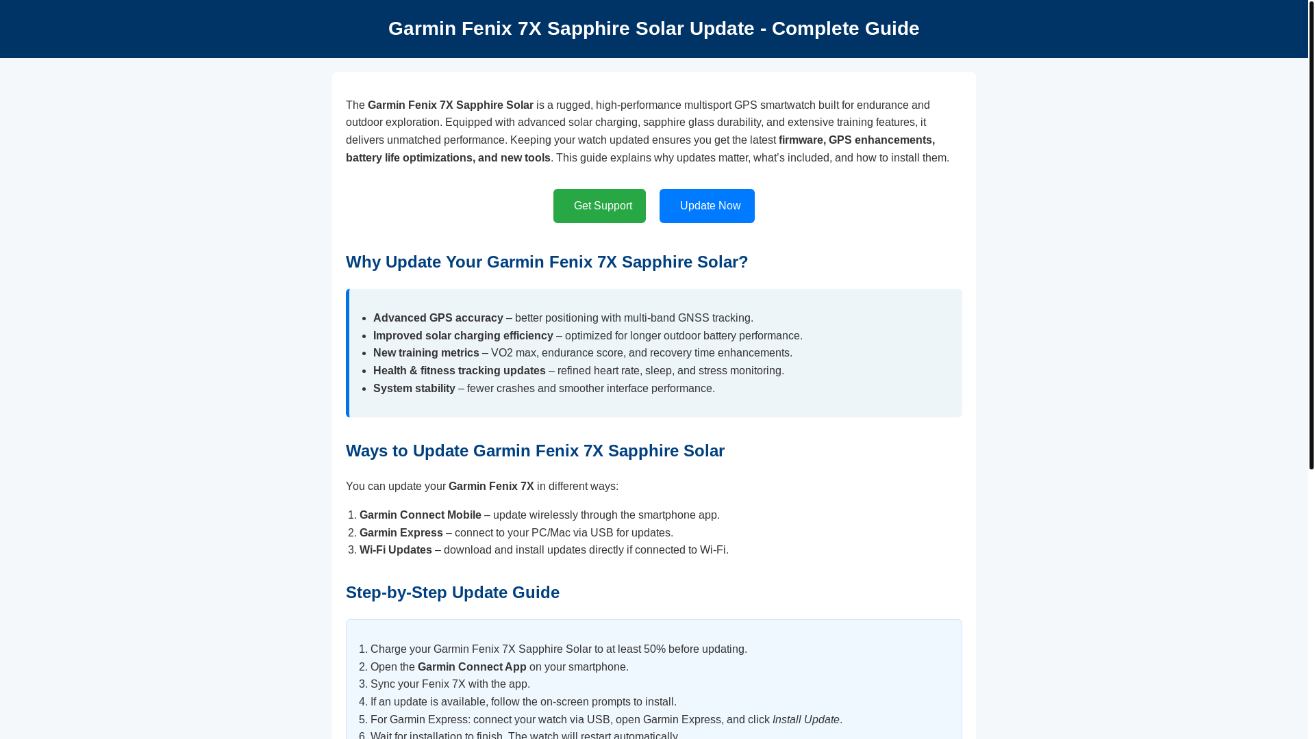 website screenshot of https://garmin-fenix-7x-sapphire-solar-updates.pages.dev/