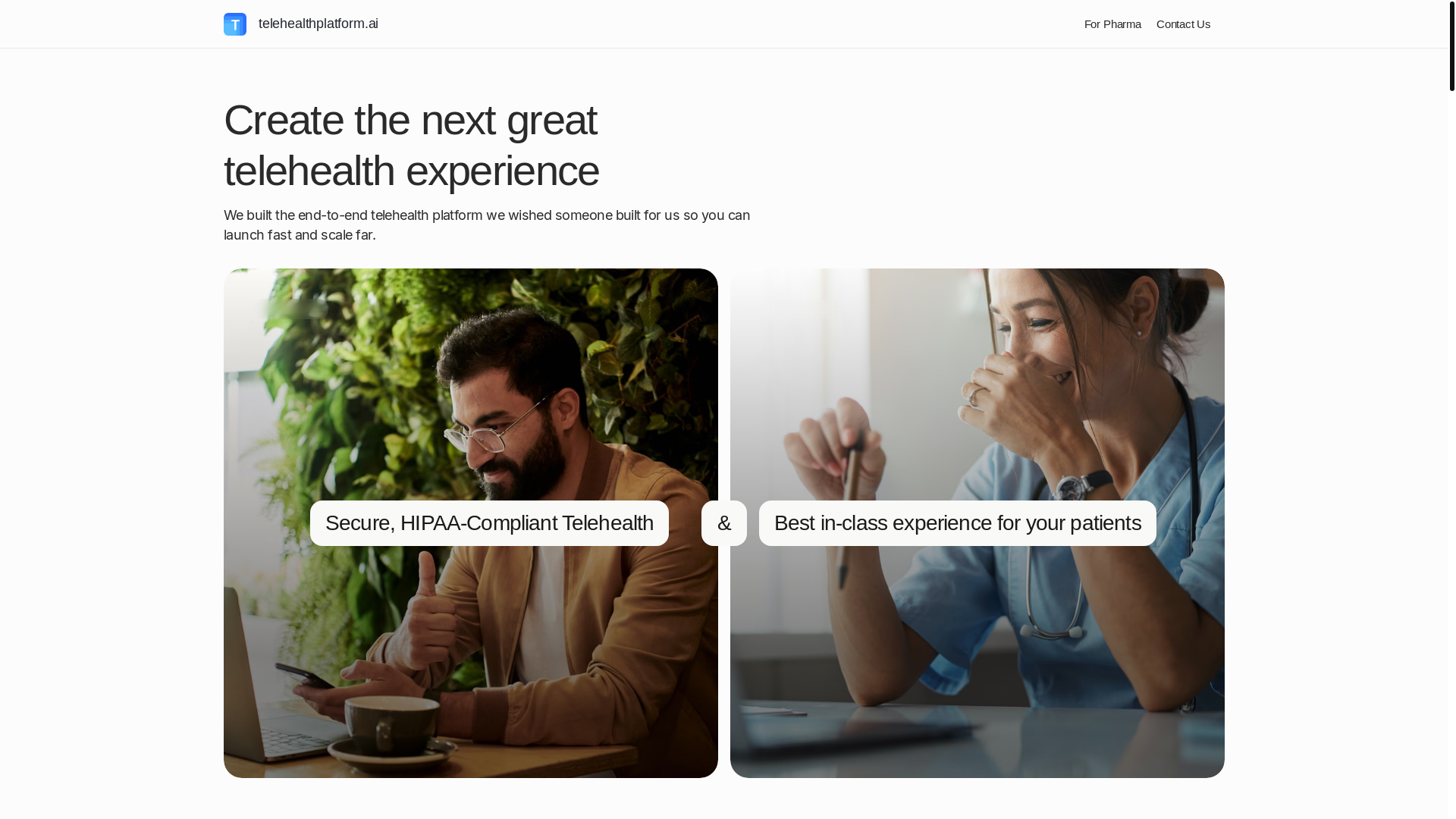 website screenshot of https://latticehealth.ai/