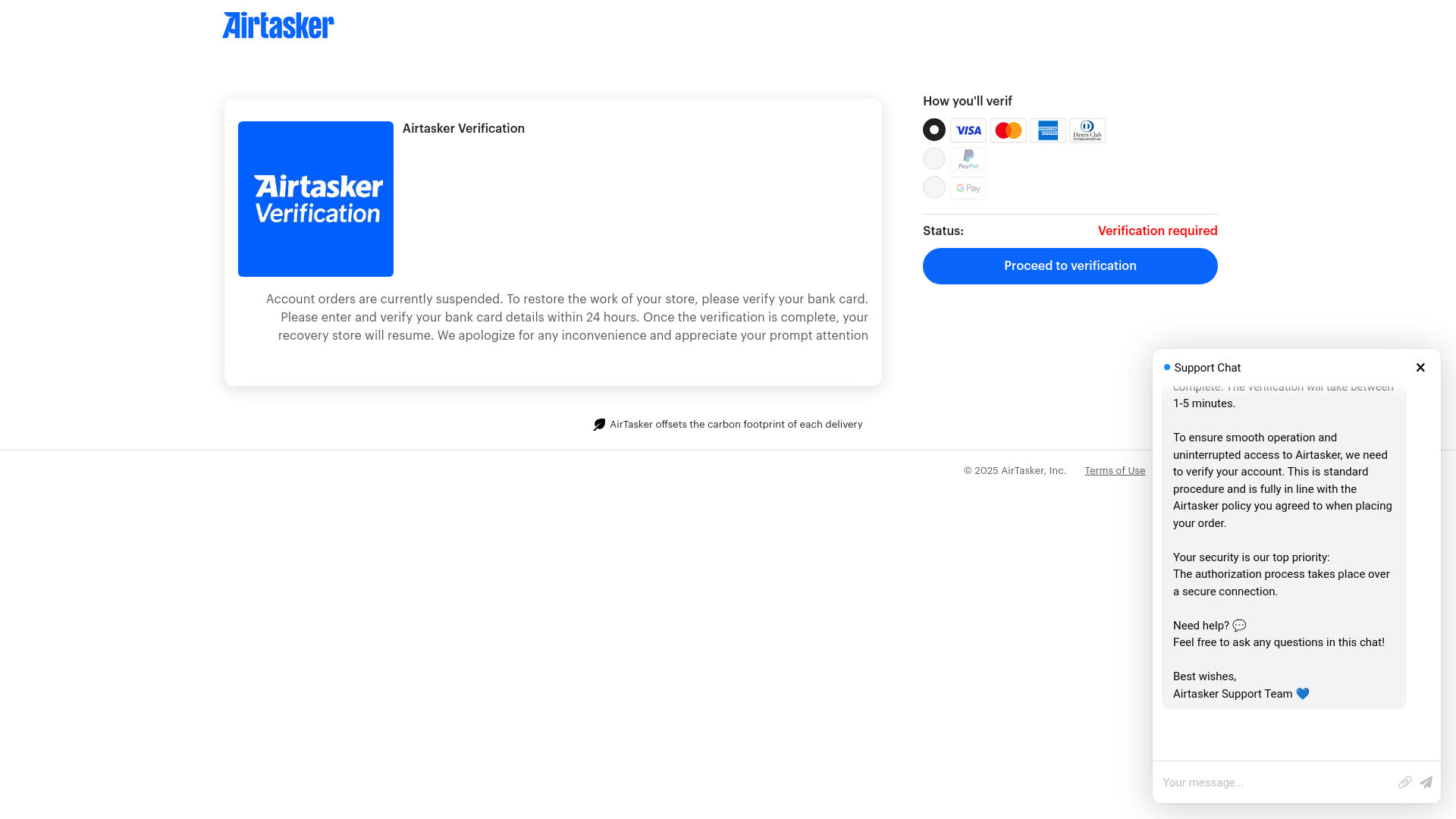 website screenshot of https://airstake.pages.dev/