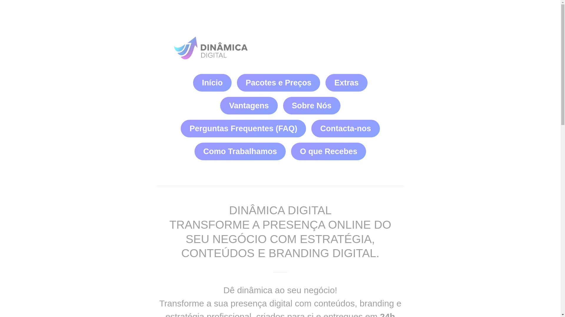 website screenshot of https://dinamicadigital.pt/